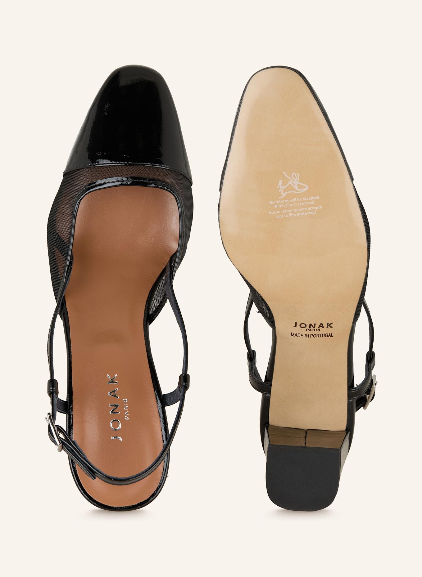 JONAK Slingpumps: SCHWARZ
