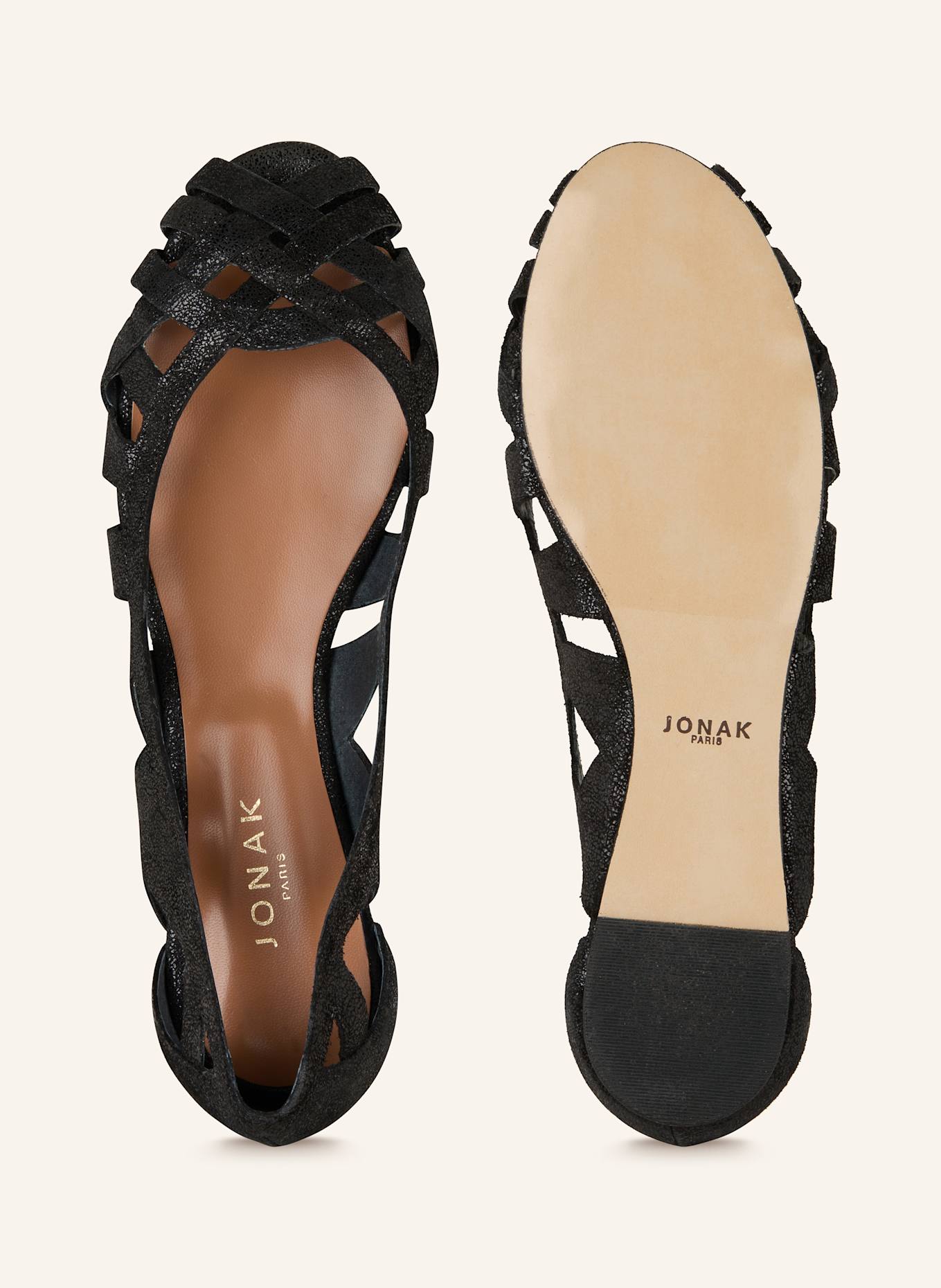 JONAK Ballet flats DERAY: BLACK