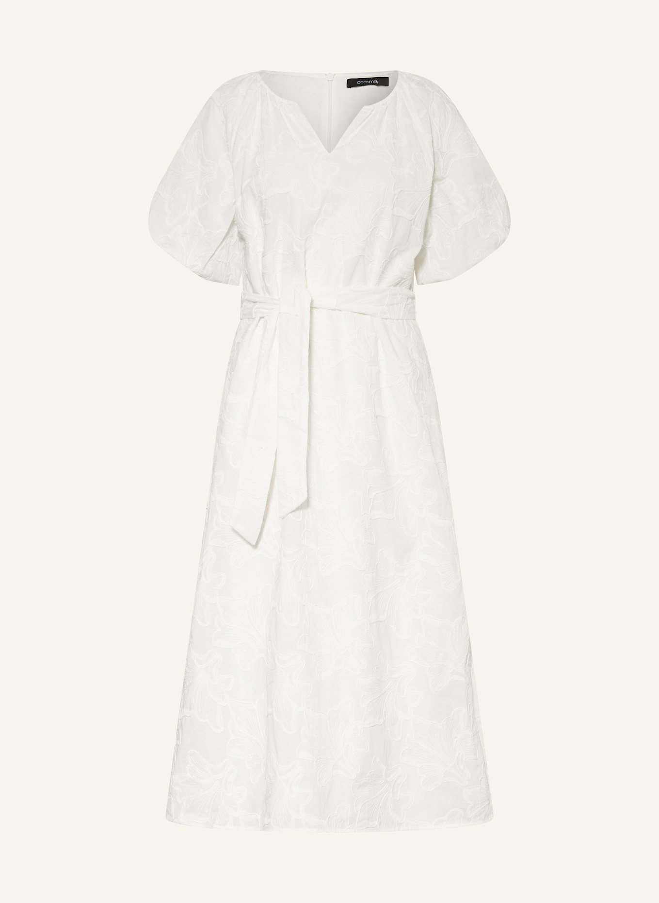 comma Kleid: WEISS