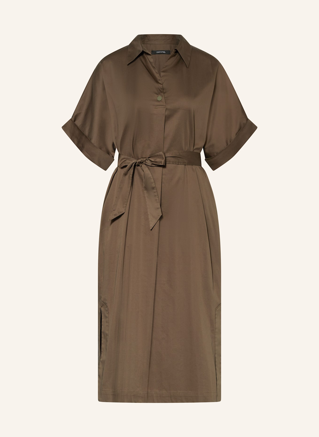 comma Hemdblusenkleid: BRAUN
