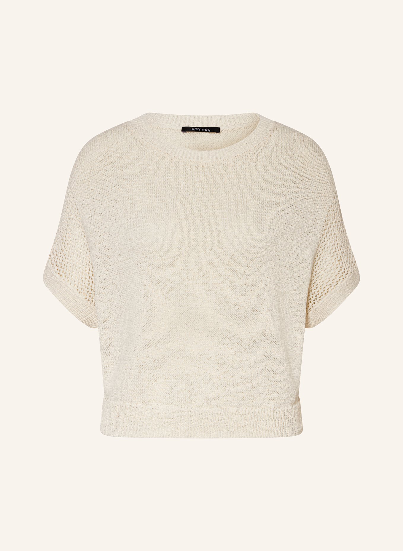 comma Strickshirt: CREME