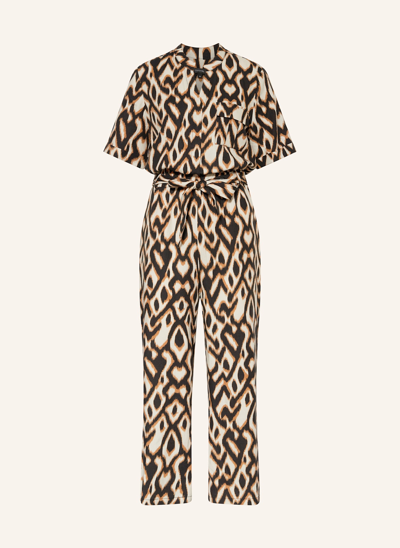 comma Jumpsuit: Jumpsuit with glitter thread