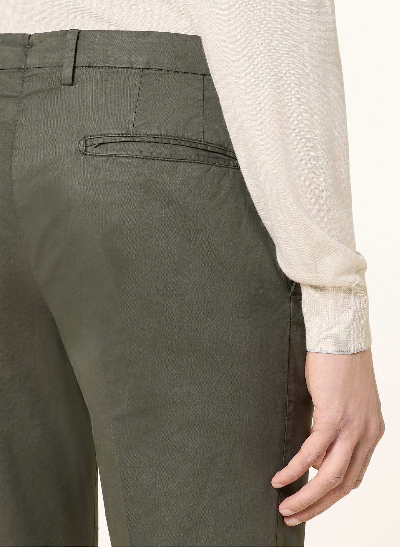 BOGLIOLI Oblekové kalhoty Slim Fit: KHAKI