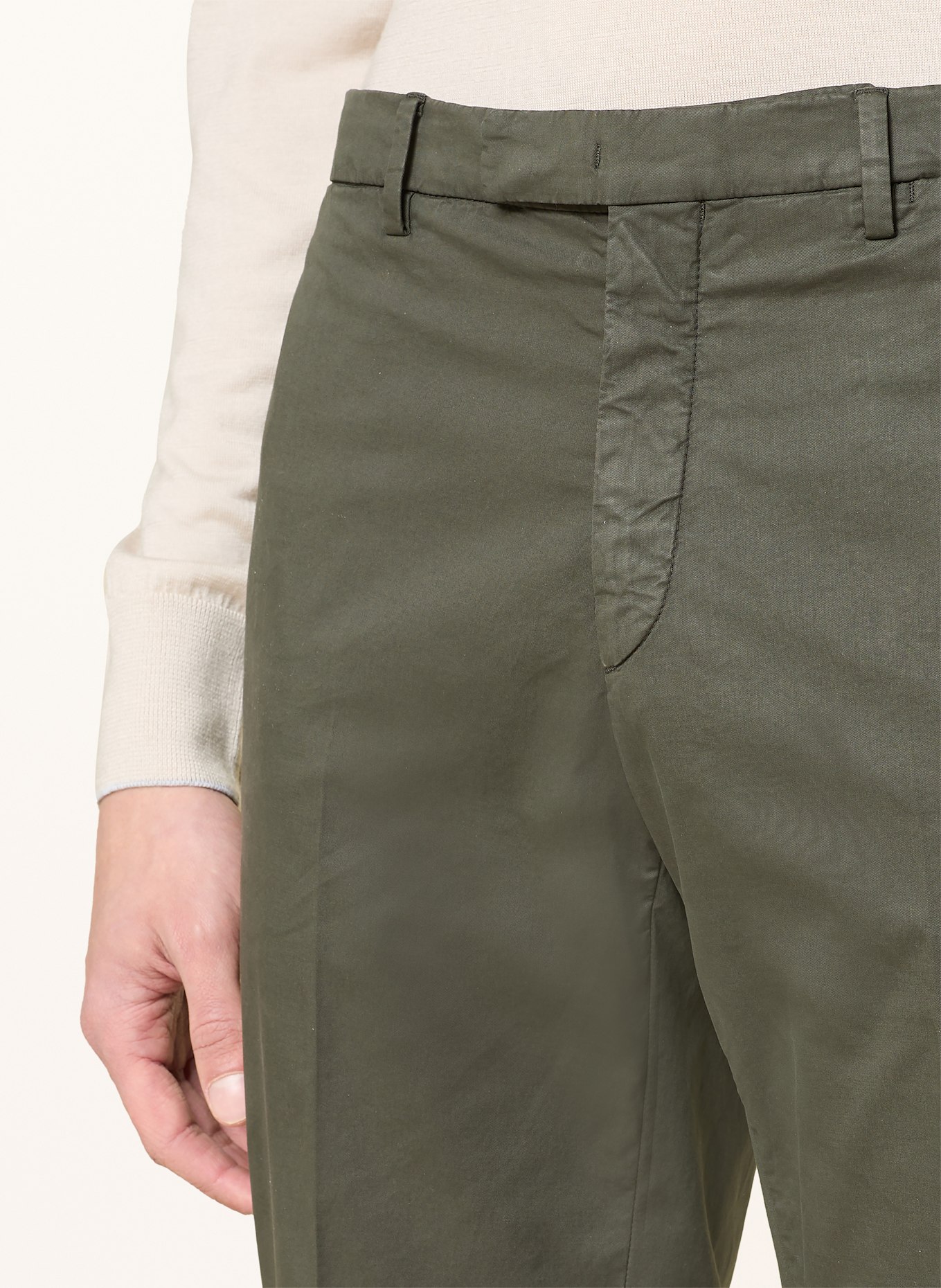 BOGLIOLI Oblekové kalhoty Slim Fit: KHAKI