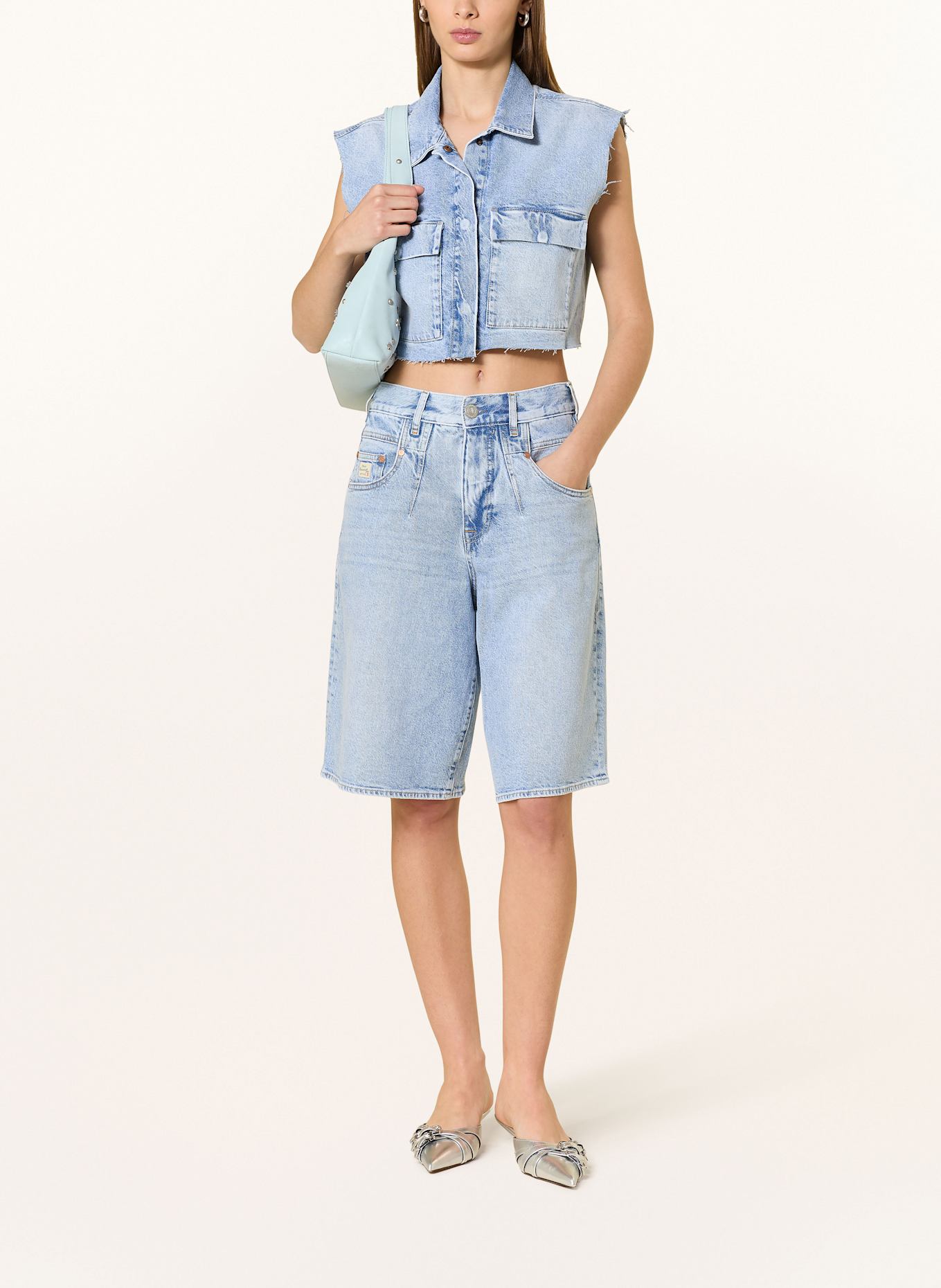 Herrlicher Jeans-Bermudas BROOKE: 918 RACY