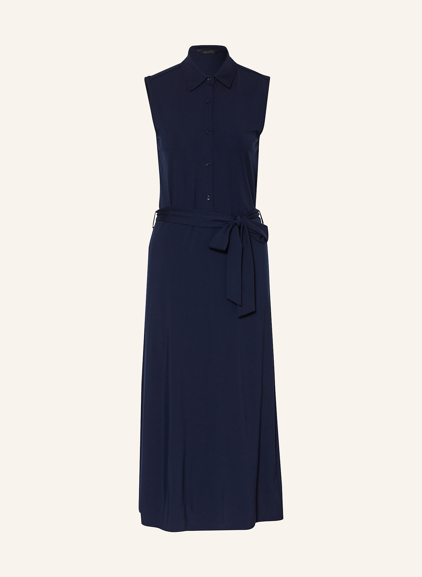 Herrlicher Jersey-Polokleid HANKA: DUNKELBLAU