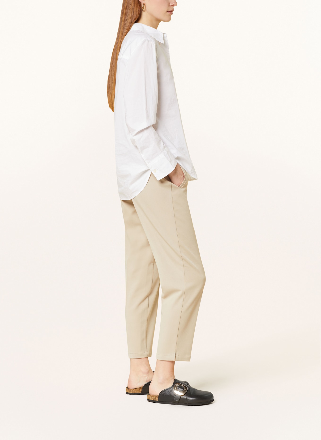 someday 7/8 trousers CHARLIE DETAIL: BEIGE