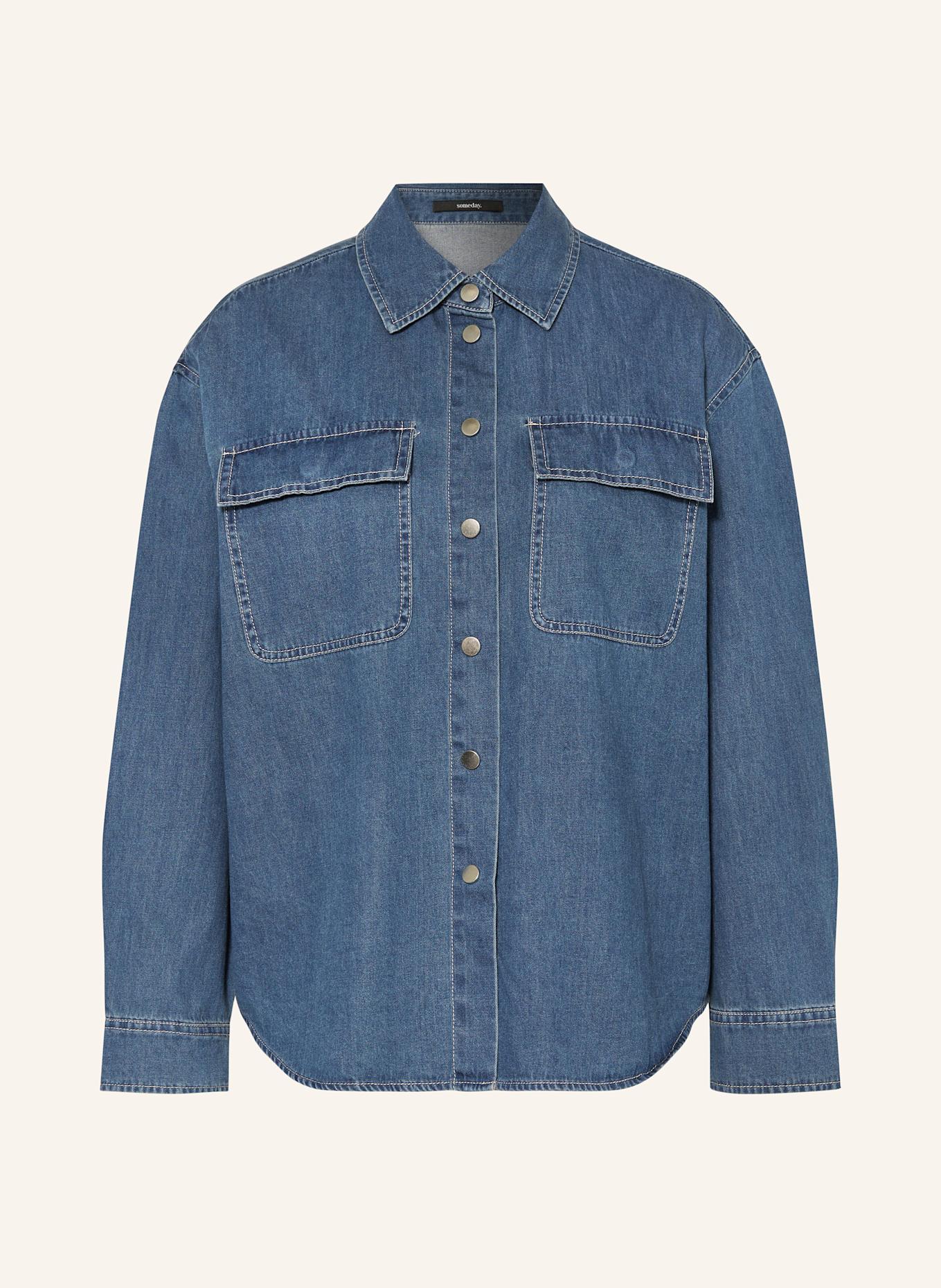 someday Jeansbluse ZADISSON, Farbe: BLAU (Bild 1)