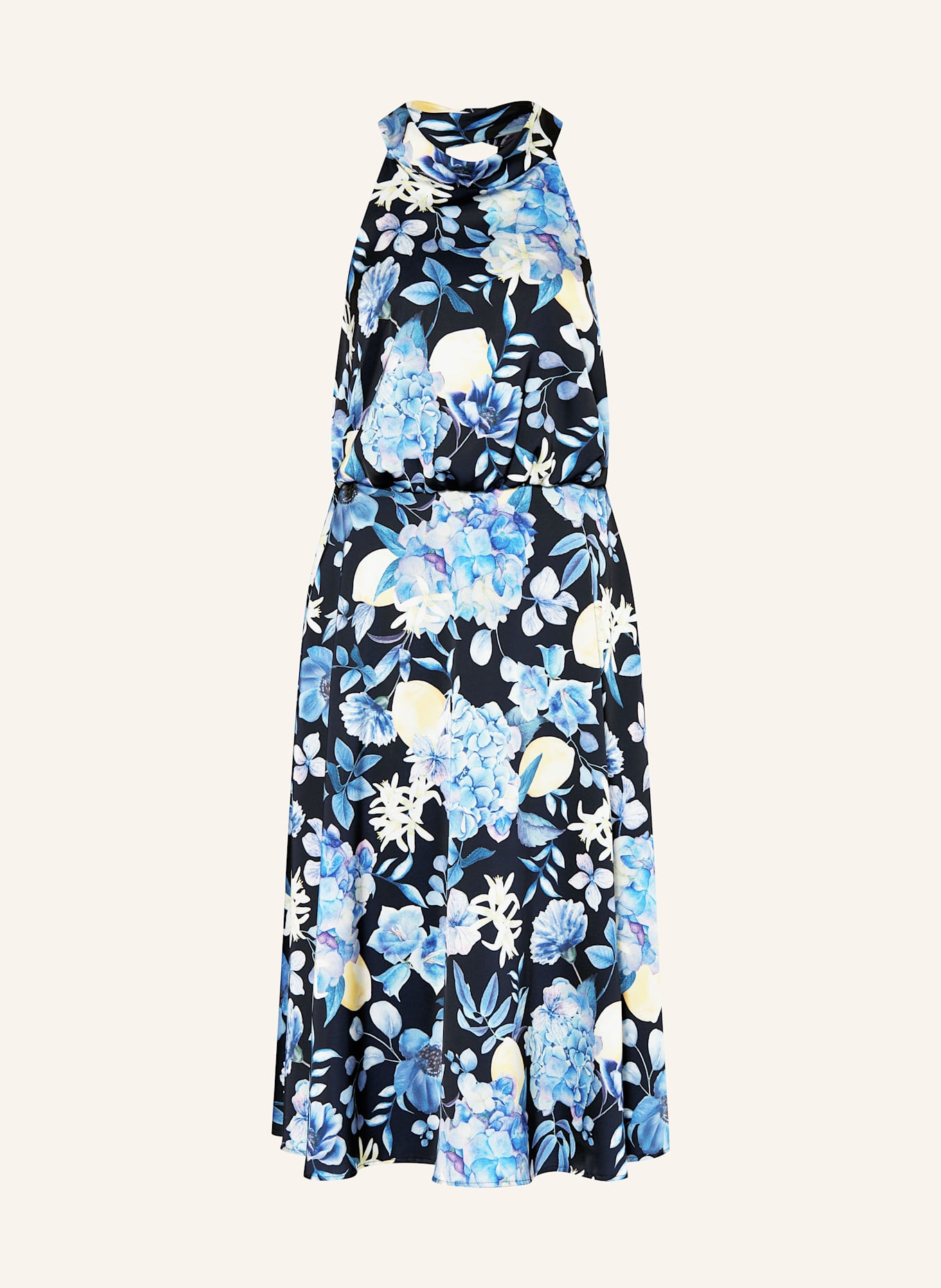 V by Vera Mont Sukienka koktajlowa: GRANATOWY/ JASNONIEBIESKI/ ŻÓŁTY