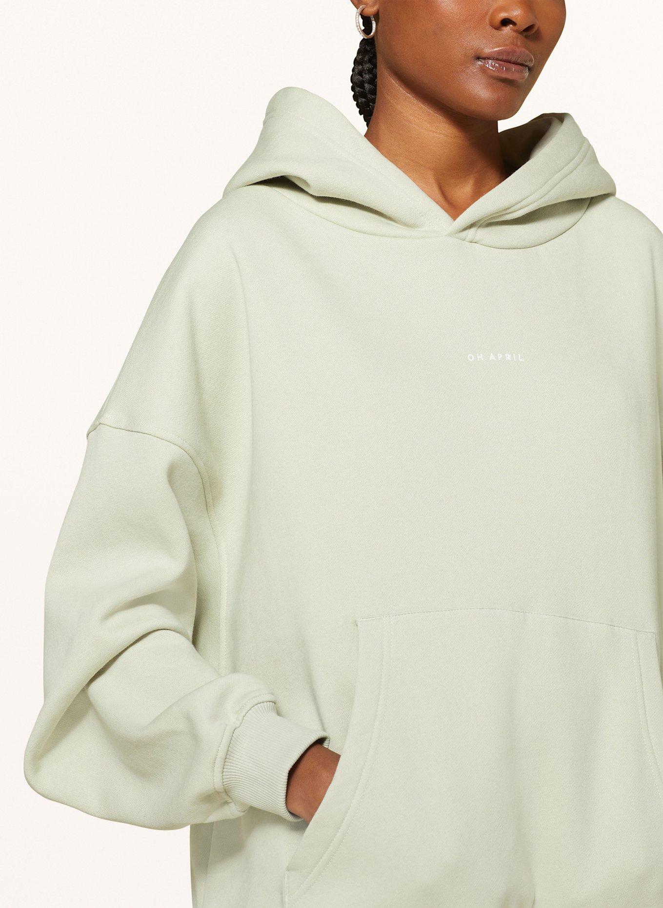 OH APRIL Hoodie BOYFRIEND: HELLGRÜN