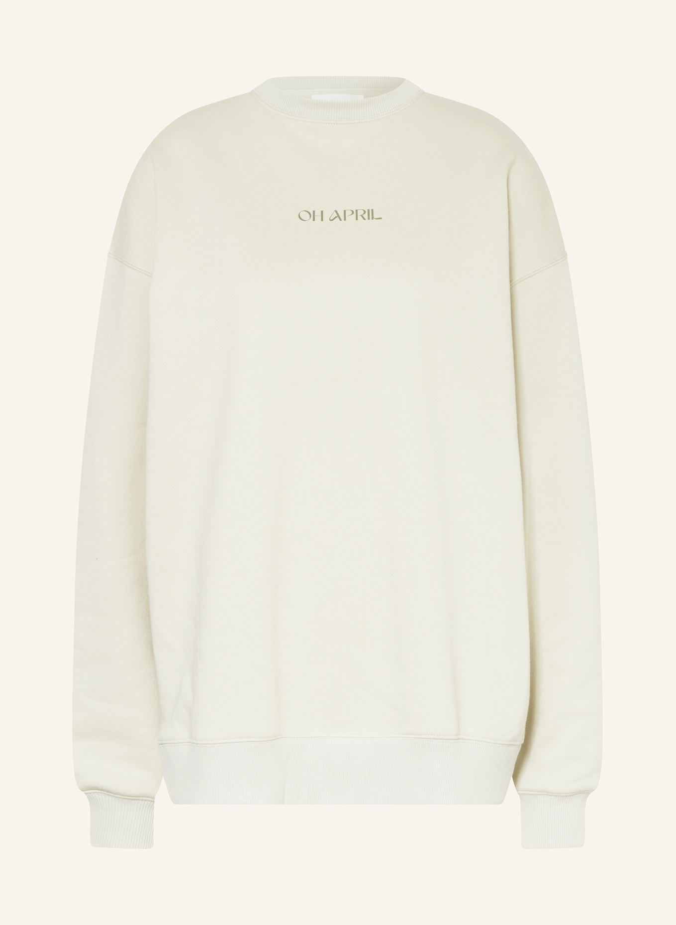OH APRIL Sweatshirt OV: LIGHT GREEN