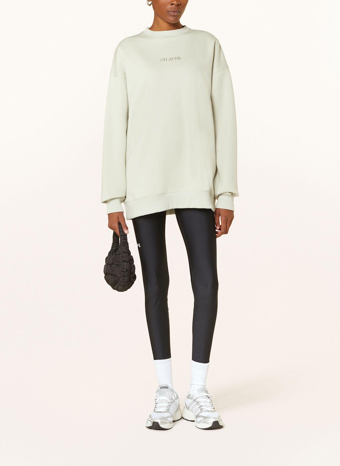 OH APRIL Sweatshirt OV: LIGHT GREEN