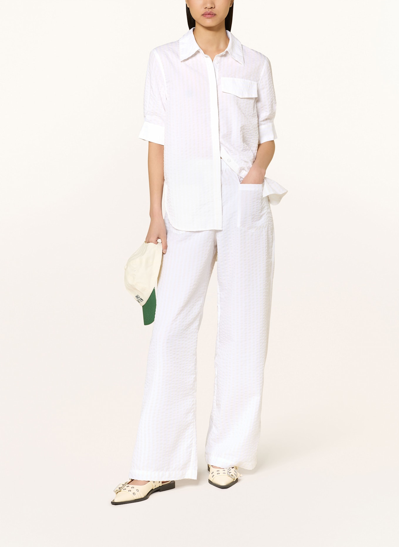 BAUM UND PFERDGARTEN Marlenehose NIBAL: WEISS