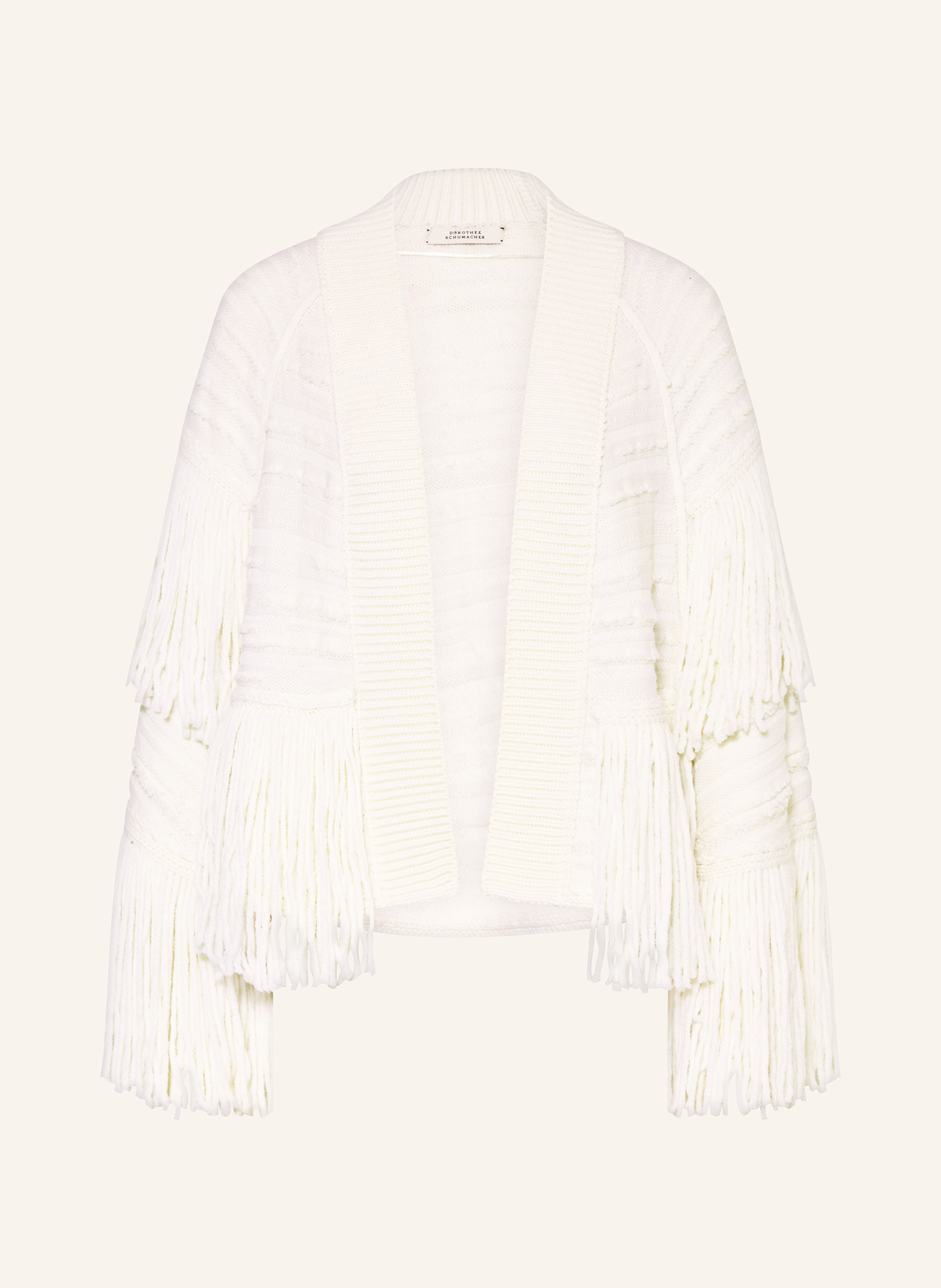 DOROTHEE SCHUMACHER Strickhülle FREE SPIRIT: ECRU