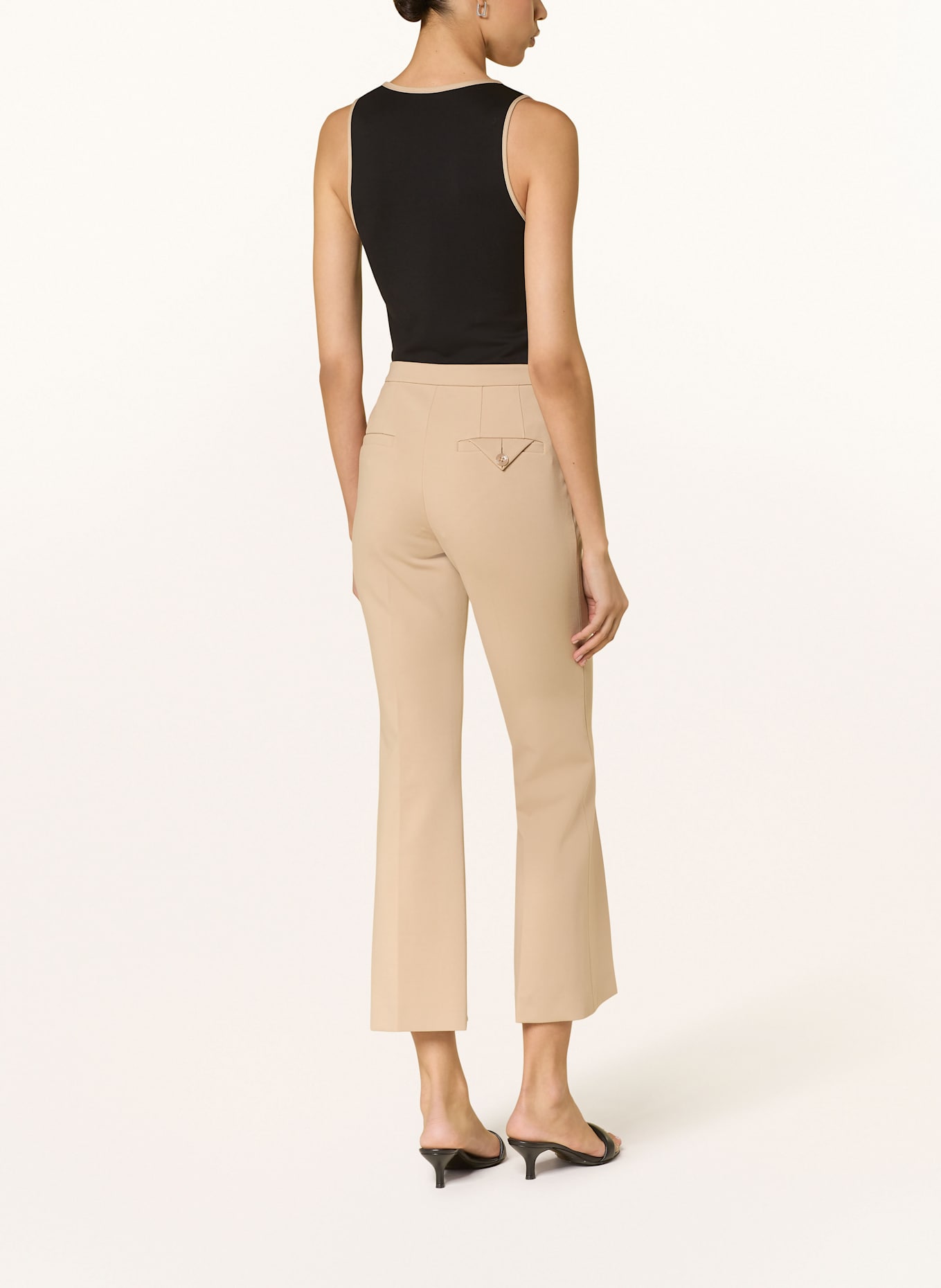 DOROTHEE SCHUMACHER Jerseytop EMOTIONAL ESSENCE: SCHWARZ/ CAMEL