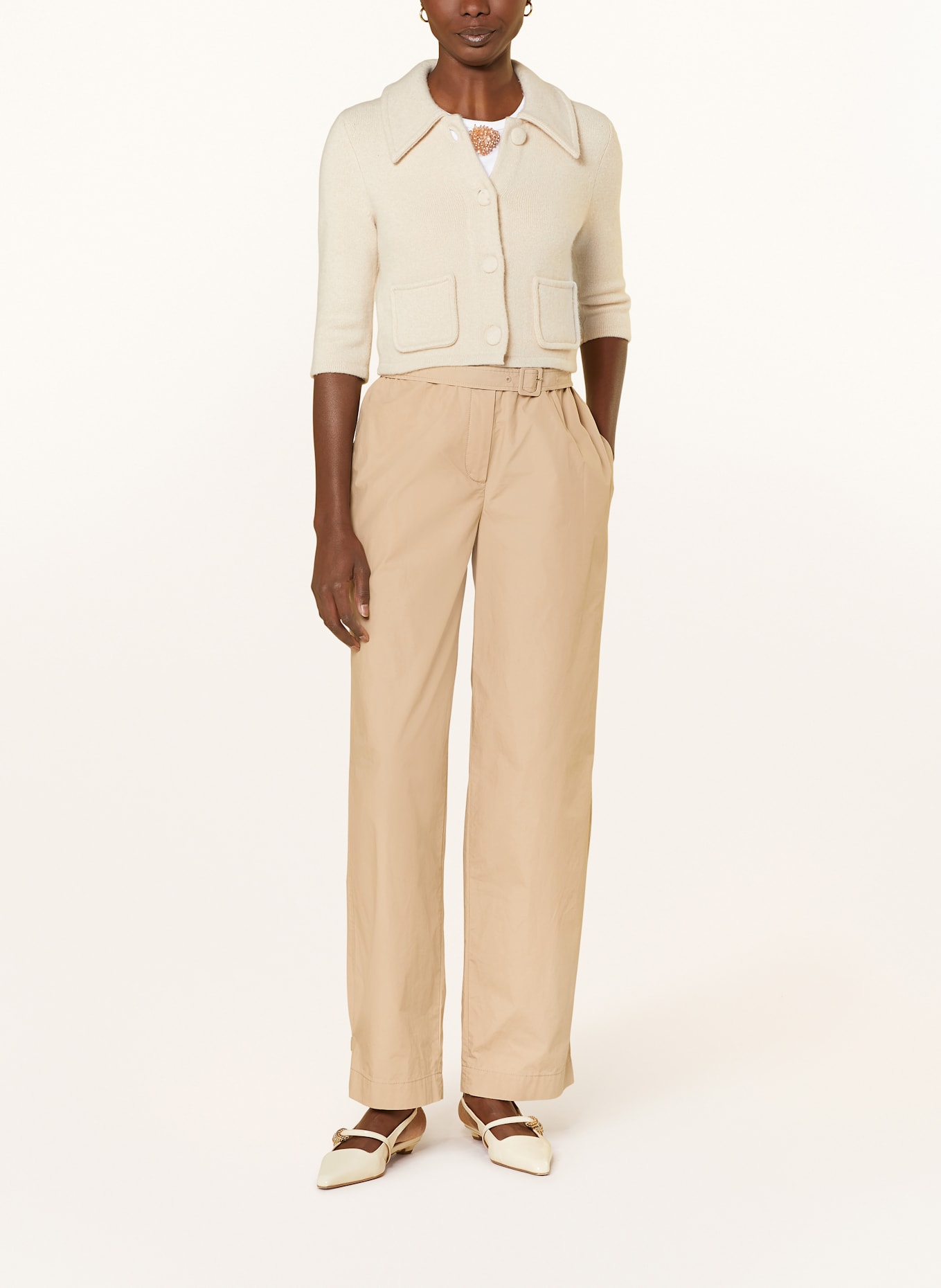 DOROTHEE SCHUMACHER Hose LIGHT TOUCH: CAMEL