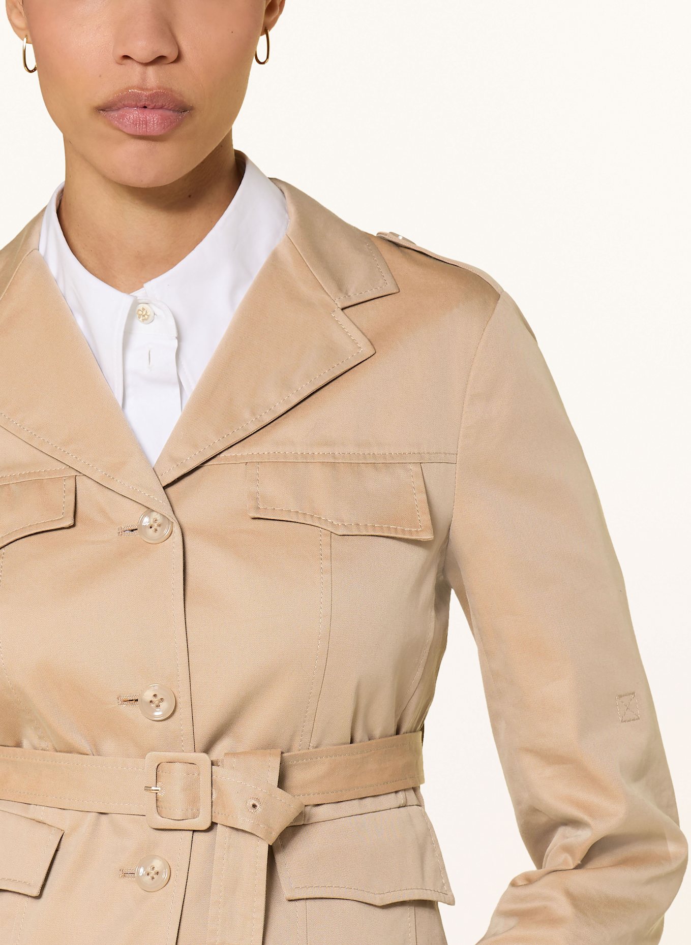 DOROTHEE SCHUMACHER Jacke LUXURY LAYER: CAMEL