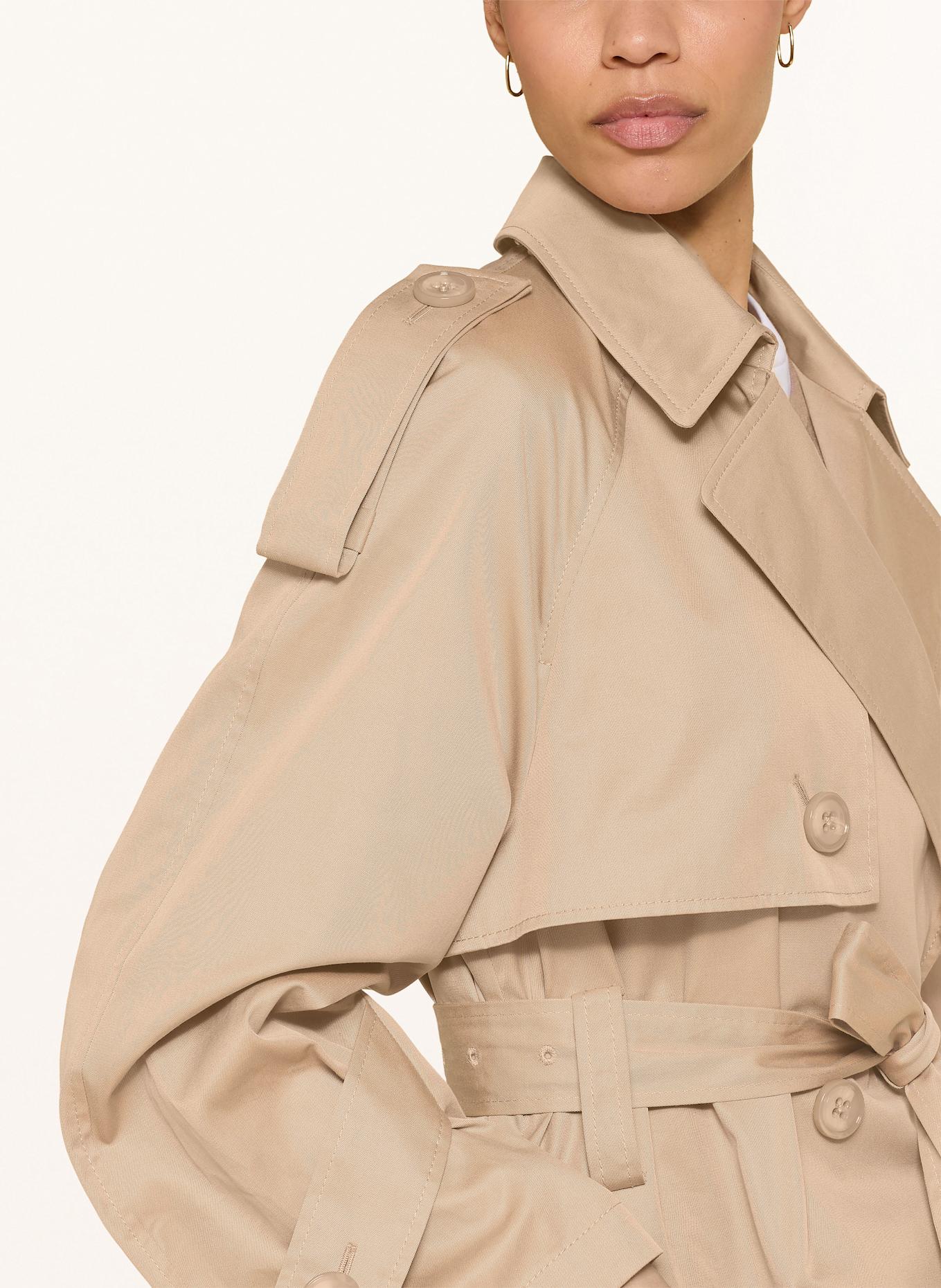 DOROTHEE SCHUMACHER Trenchcoat LUXURY LAYER: CAMEL