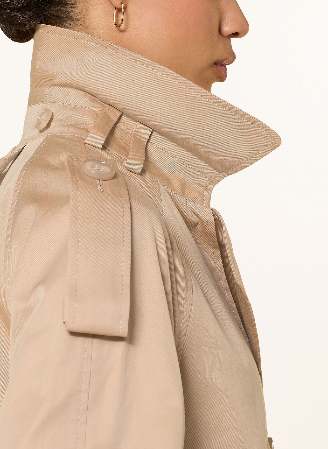 DOROTHEE SCHUMACHER Trenchcoat LUXURY LAYER: CAMEL