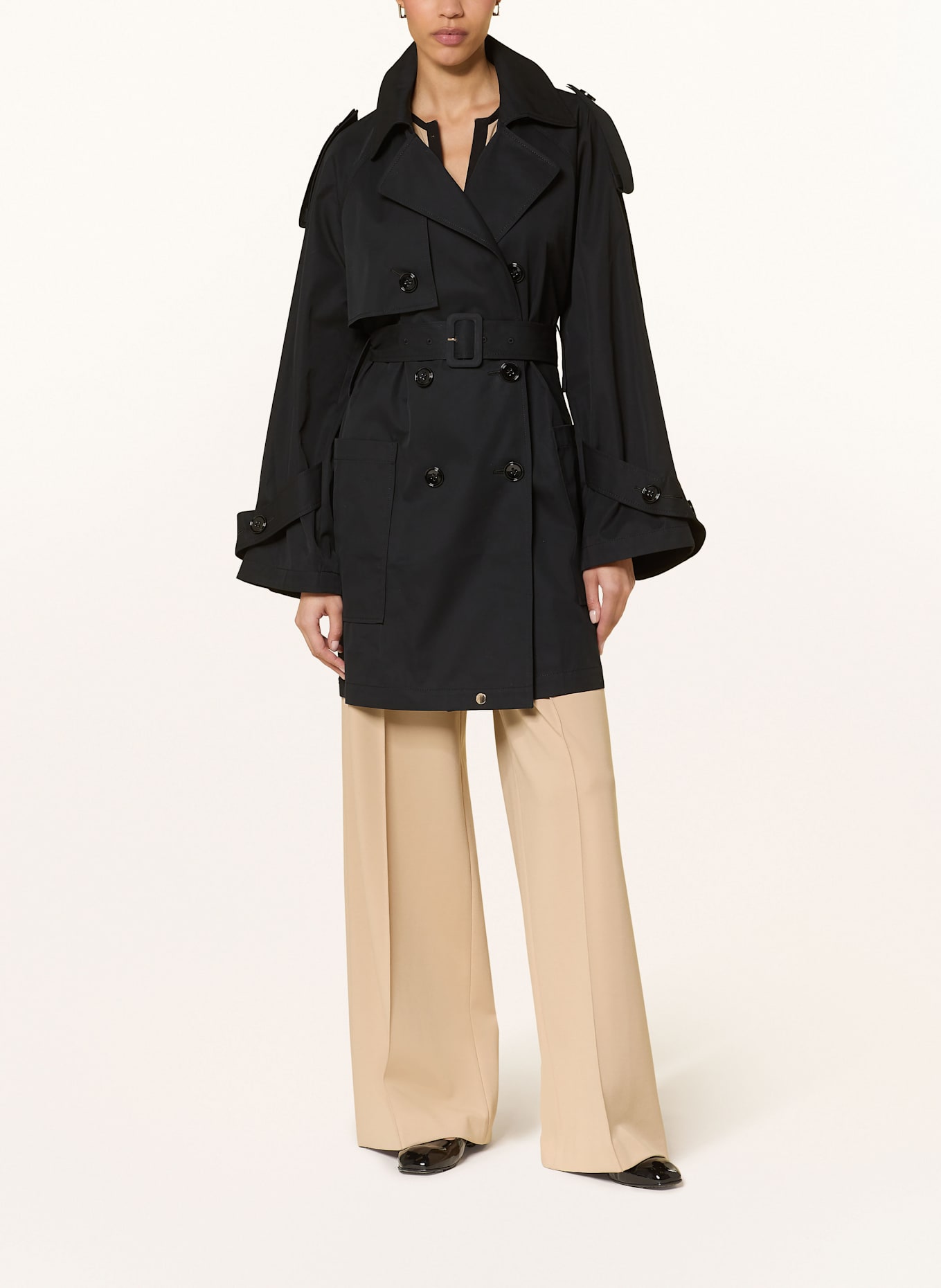 DOROTHEE SCHUMACHER Trenchcoat LUXURY LAYER: SCHWARZ