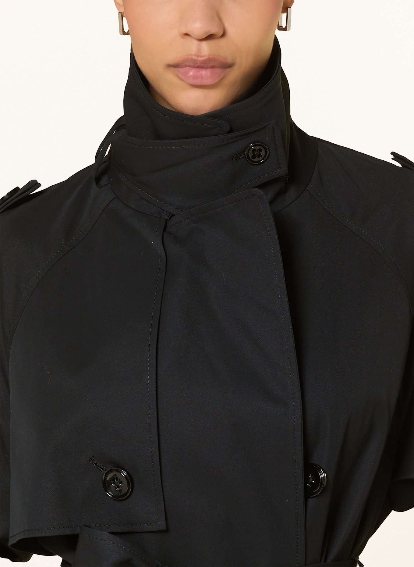DOROTHEE SCHUMACHER Trenchcoat LUXURY LAYER: SCHWARZ
