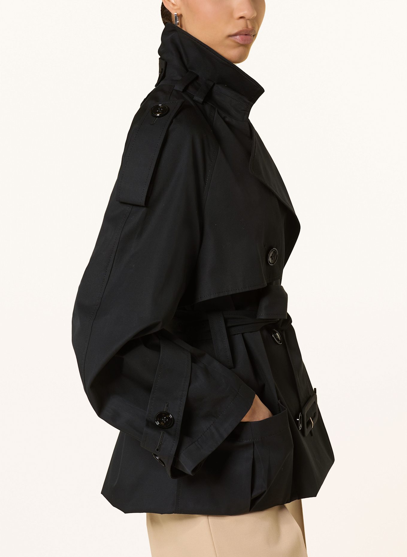 DOROTHEE SCHUMACHER Trenchcoat LUXURY LAYER: SCHWARZ