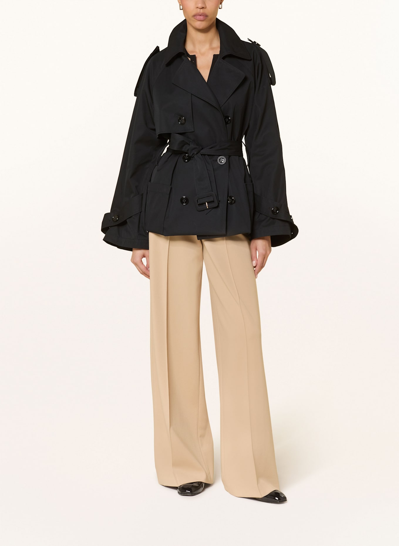 DOROTHEE SCHUMACHER Trenchcoat LUXURY LAYER: SCHWARZ