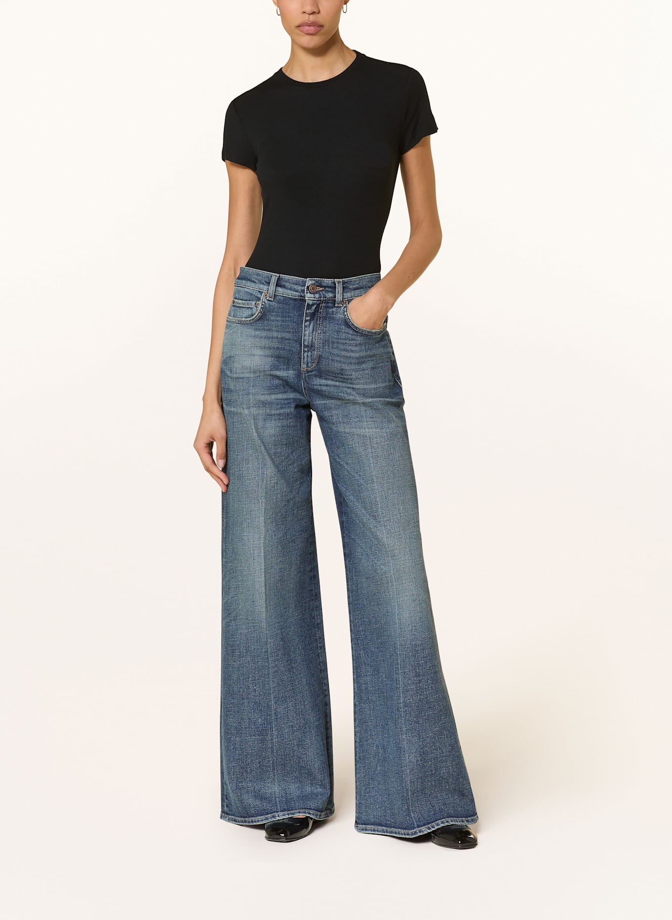 DOROTHEE SCHUMACHER T-Shirt CHIC COMFORT: SCHWARZ