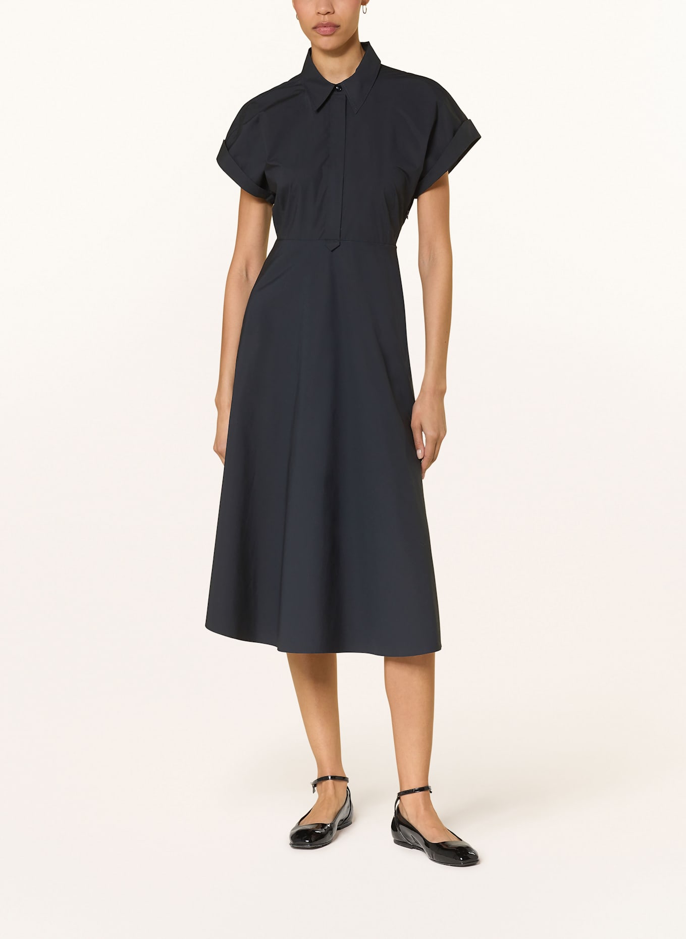 DOROTHEE SCHUMACHER Hemdblusenkleid POPLIN POWER: DUNKELBLAU