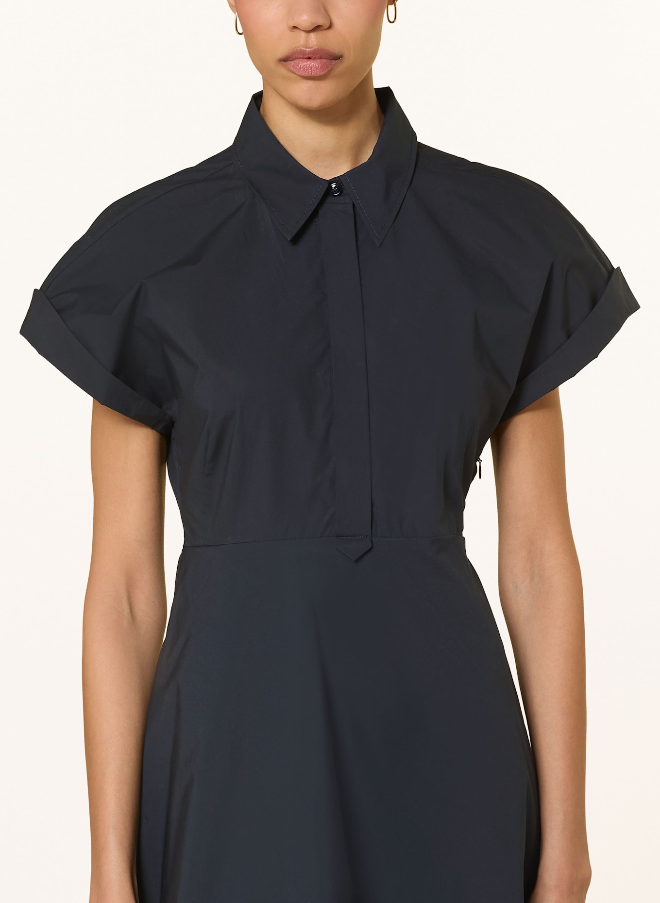 DOROTHEE SCHUMACHER Hemdblusenkleid POPLIN POWER: DUNKELBLAU
