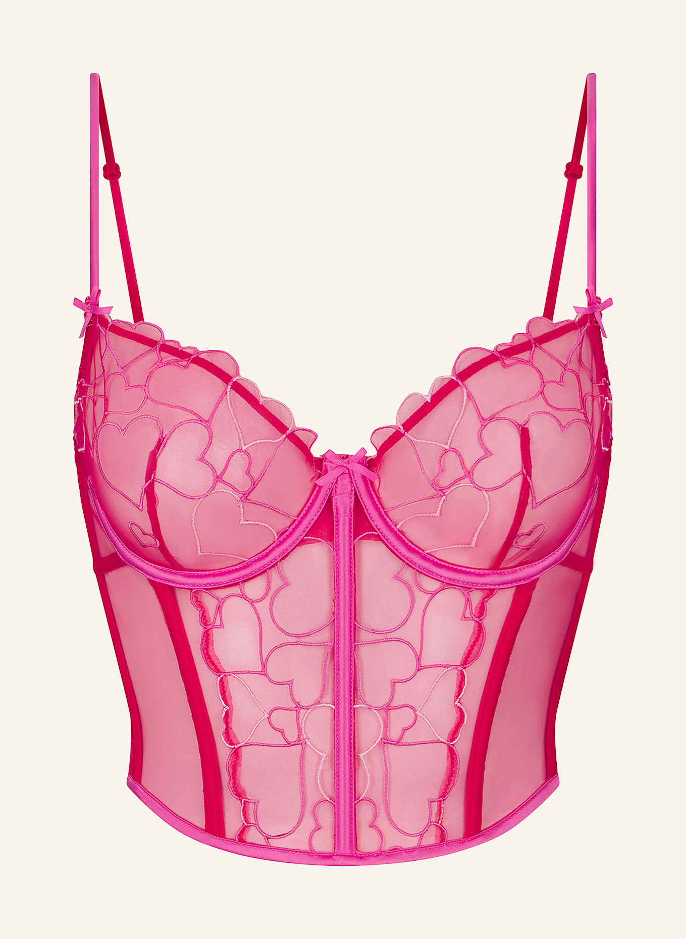 SKIMS Corsage EMBROIDERED TULLE: PUNCH