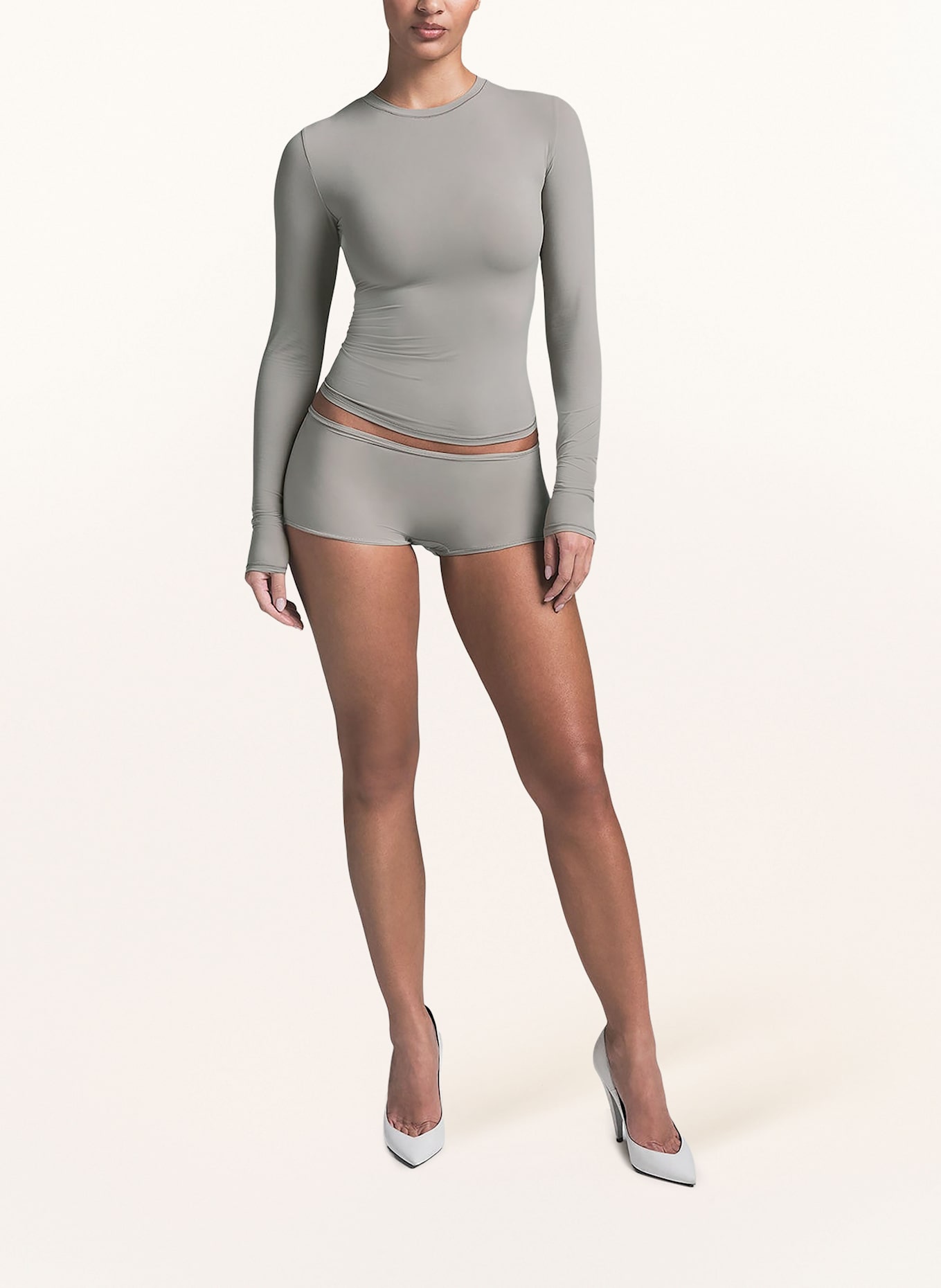 SKIMS Lounge-Shirt FITS EVERYBODY: SMOKE