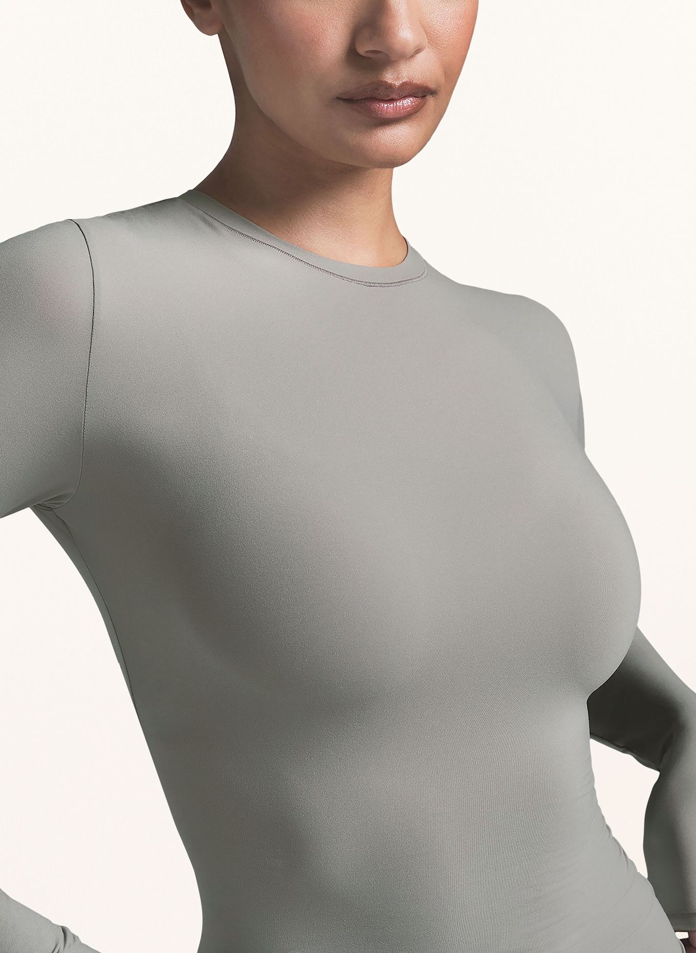 SKIMS Lounge-Shirt FITS EVERYBODY: SMOKE