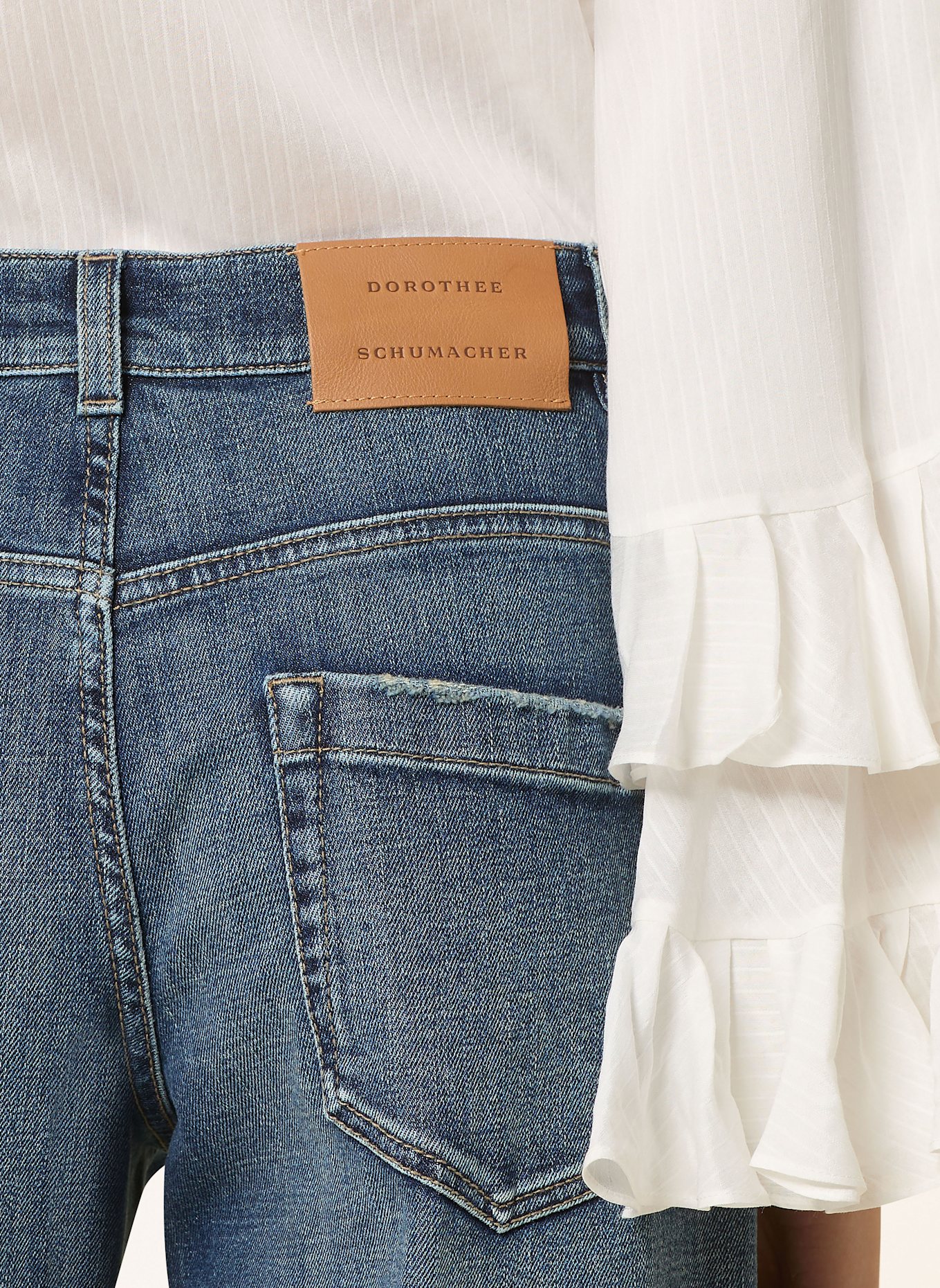 DOROTHEE SCHUMACHER Flared Jeans BLUE JEANS BABY: 867 vintage blue