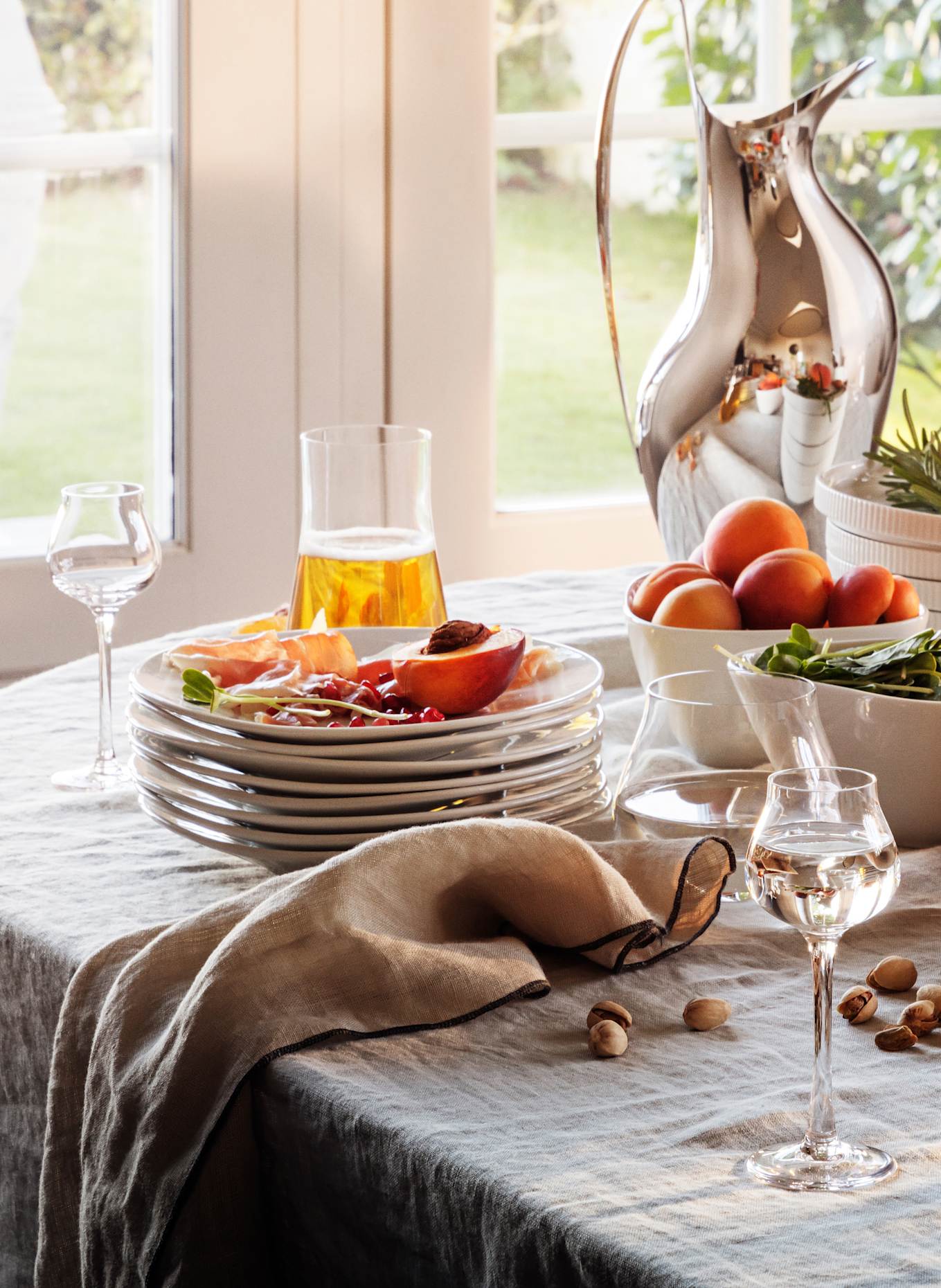 GEORG JENSEN 6er-Set Schnapsgläser SKY: WEISS