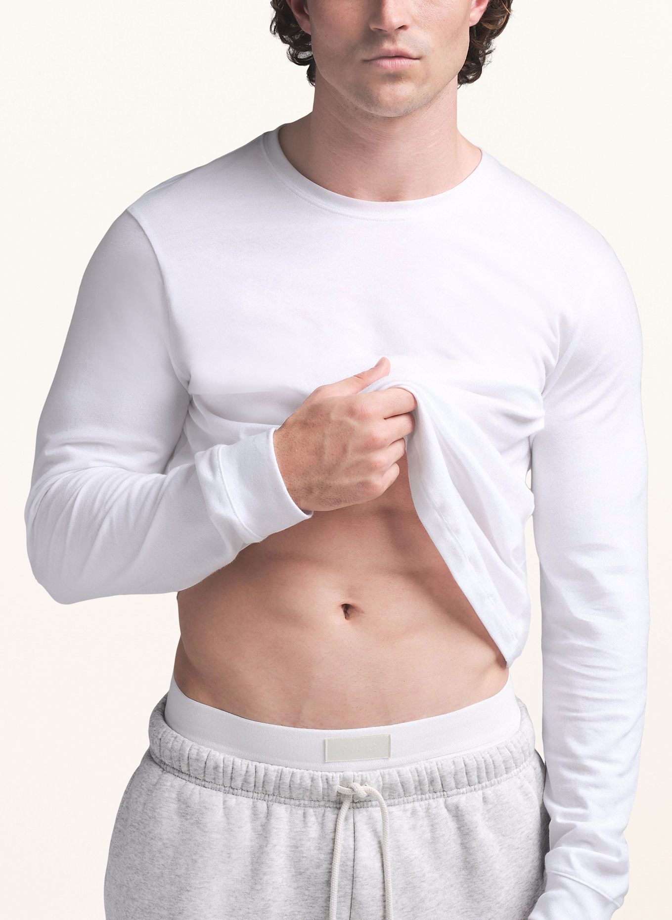 SKIMS Koszulka rekreacyjna SKIMS COTTON: BIAŁY