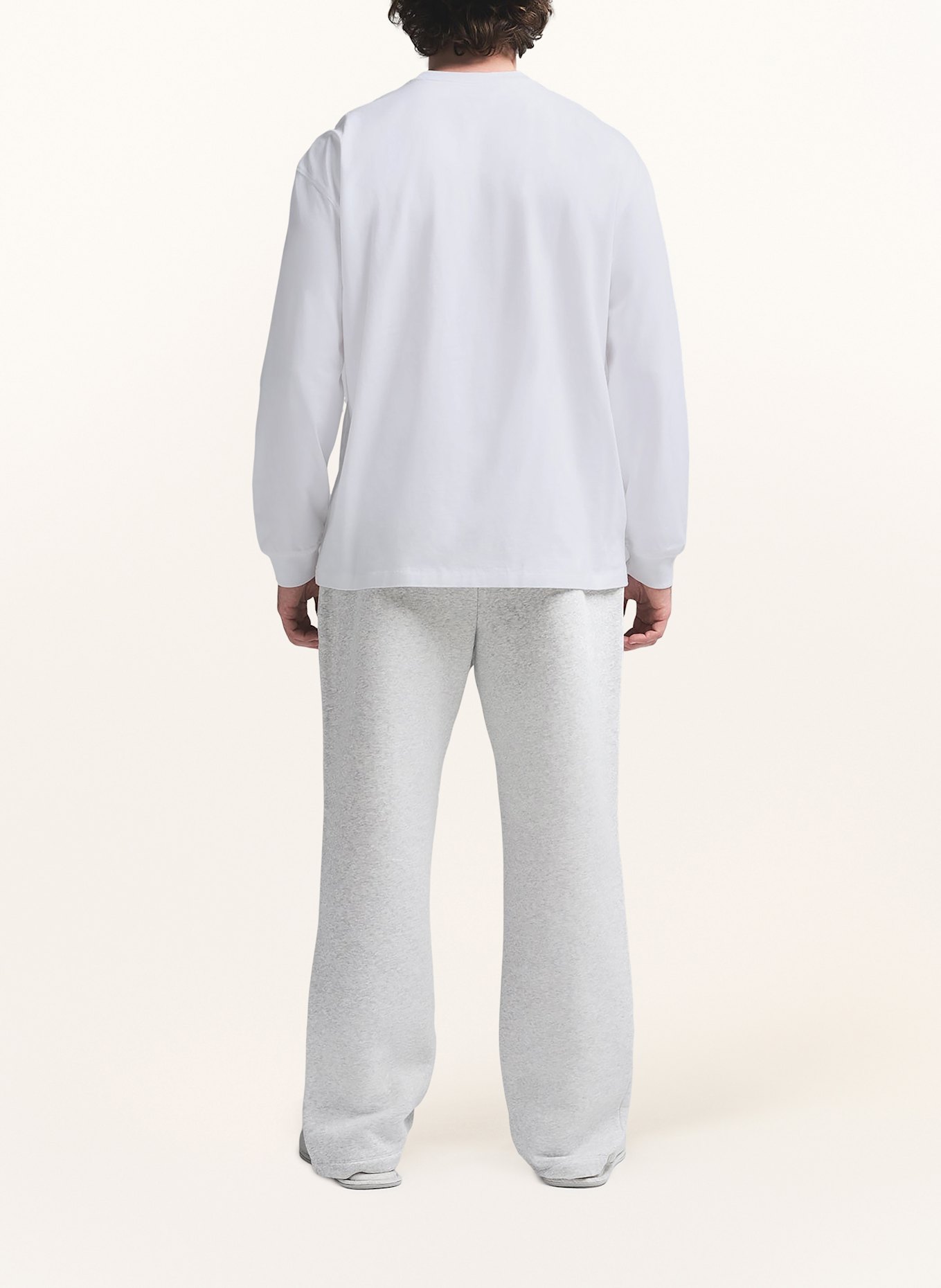 SKIMS Koszulka rekreacyjna HEAVYWEIGHT COTTON: BIAŁY