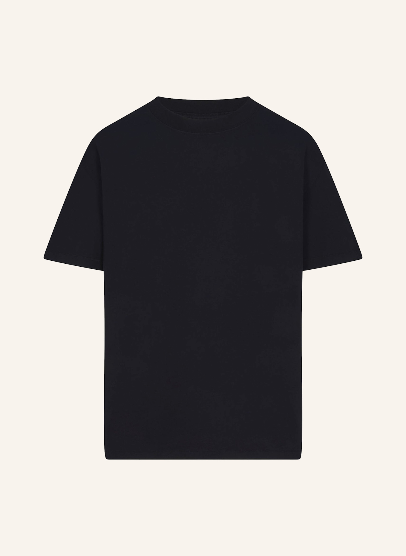 SKIMS Lounge-Shirt HEAVYWEIGHT COTTON: SCHWARZ