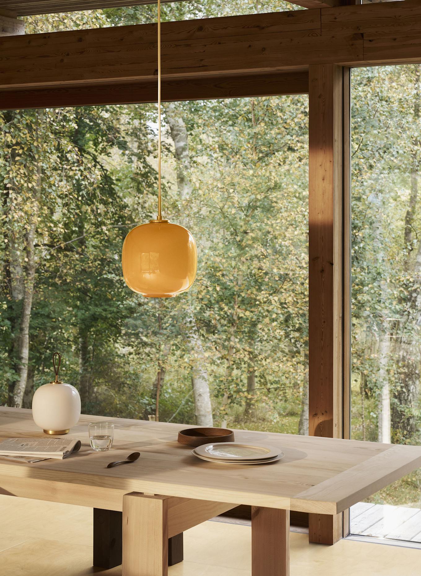 louis poulsen Pendelleuchte VL 45 RADIOHUS: DUNKELGELB