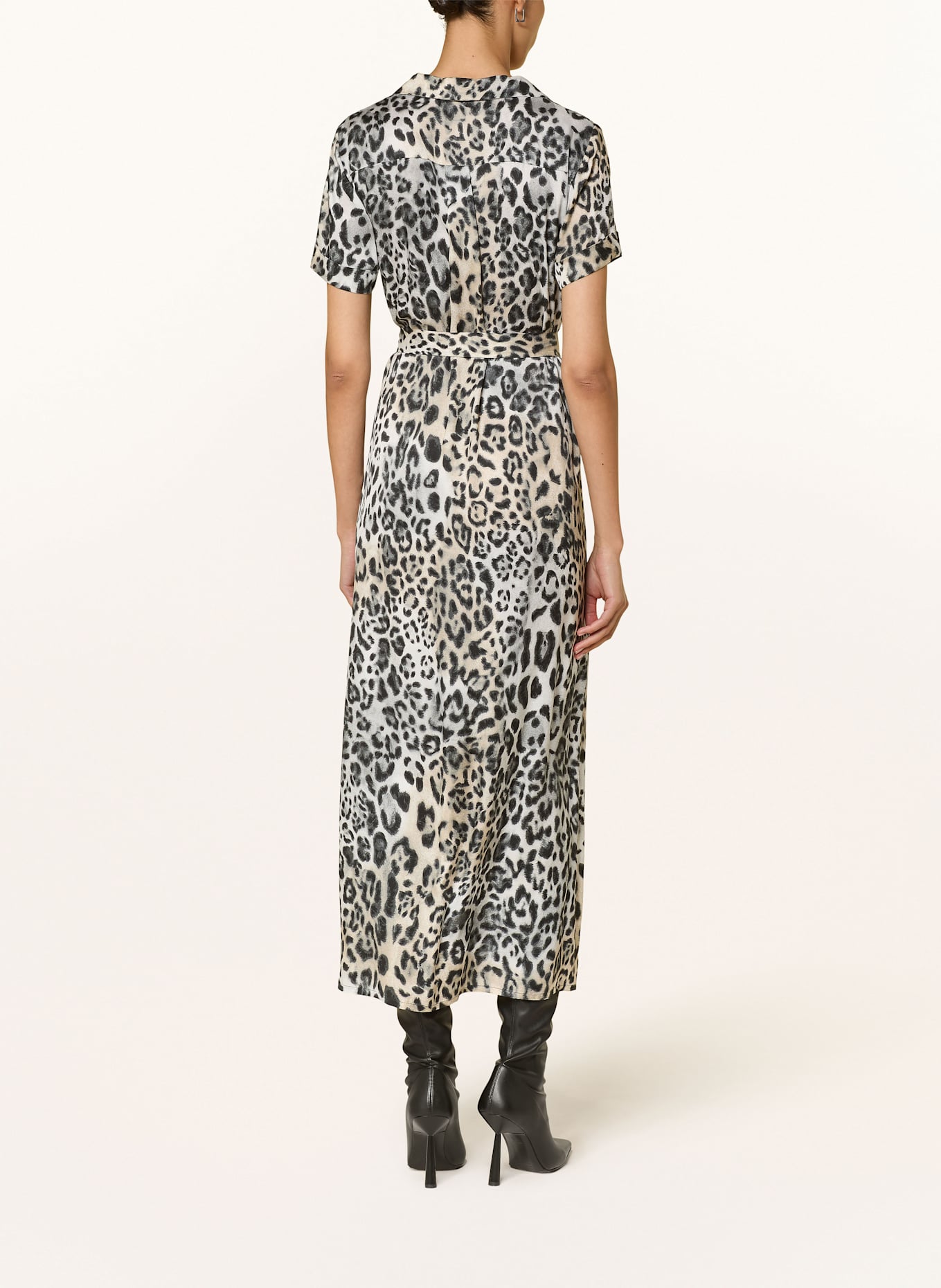 RIANI Kleid: SCHWARZ / GRAU / BEIGE