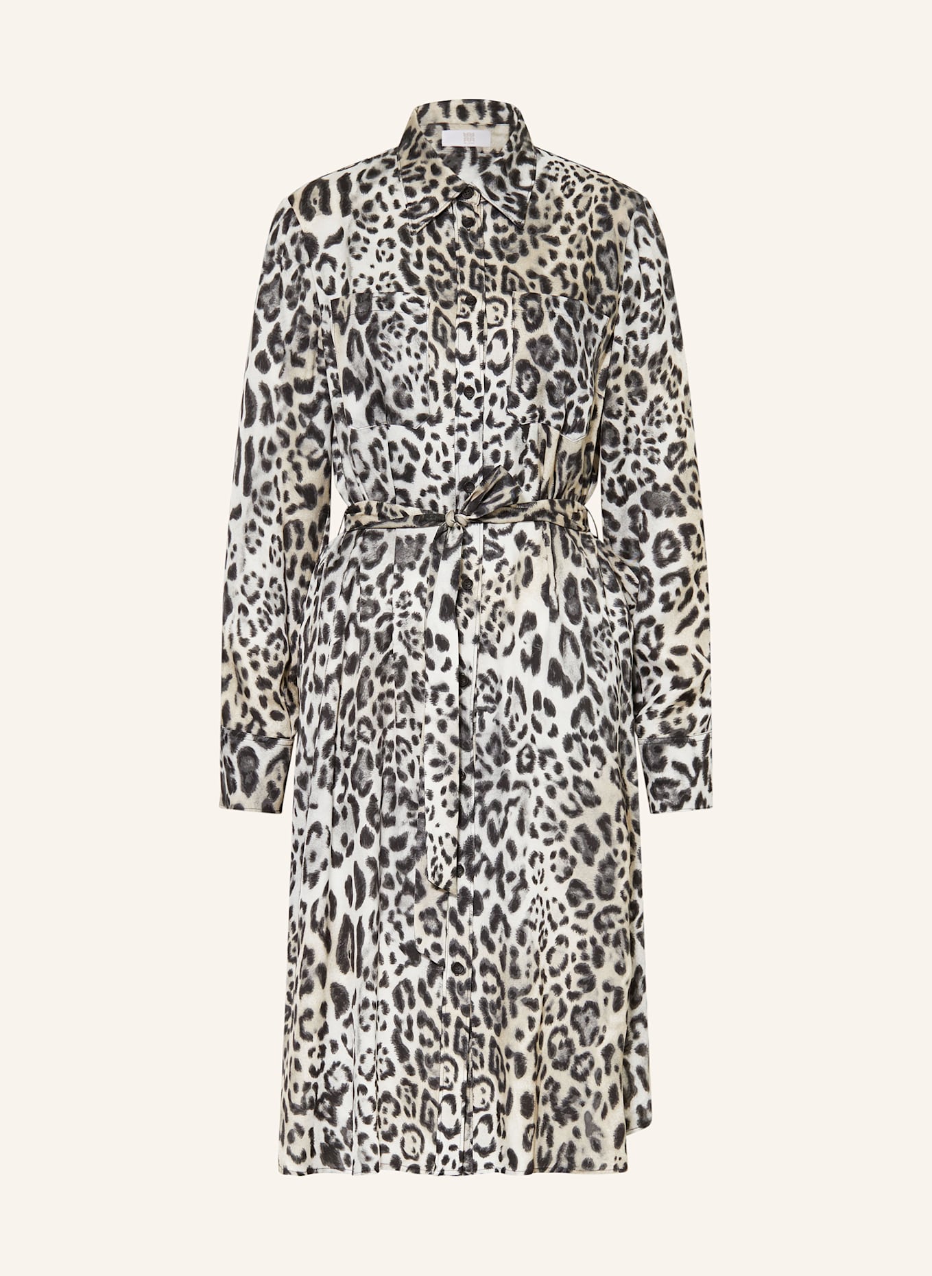 RIANI Hemdblusenkleid: GRAU / SCHWARZ / BEIGE