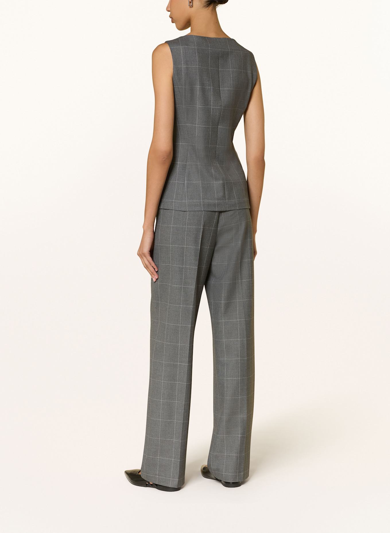 RIANI Blazerweste: DUNKELGRAU / WEISS