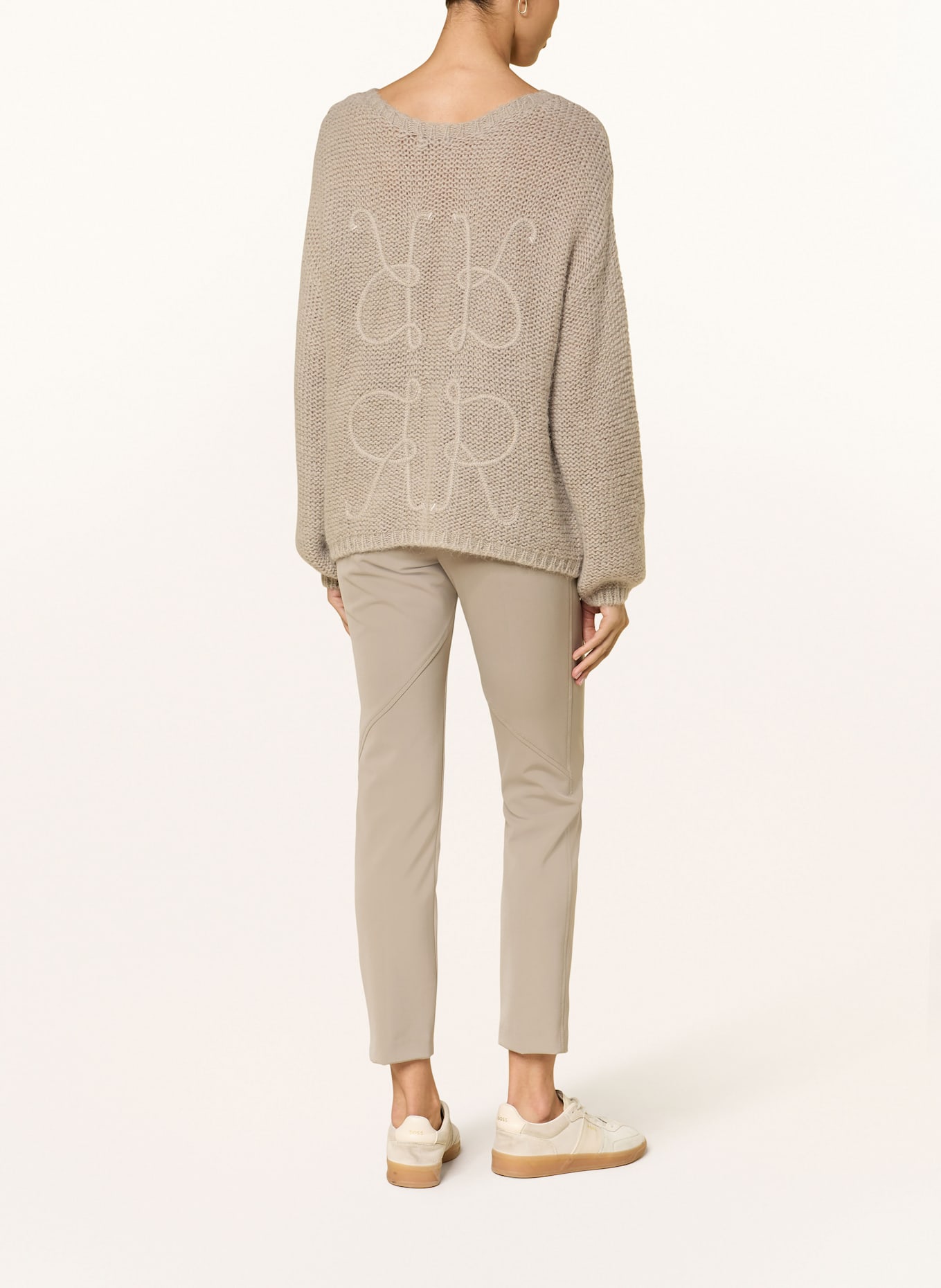 RIANI Pullover mit Alpaka: TAUPE