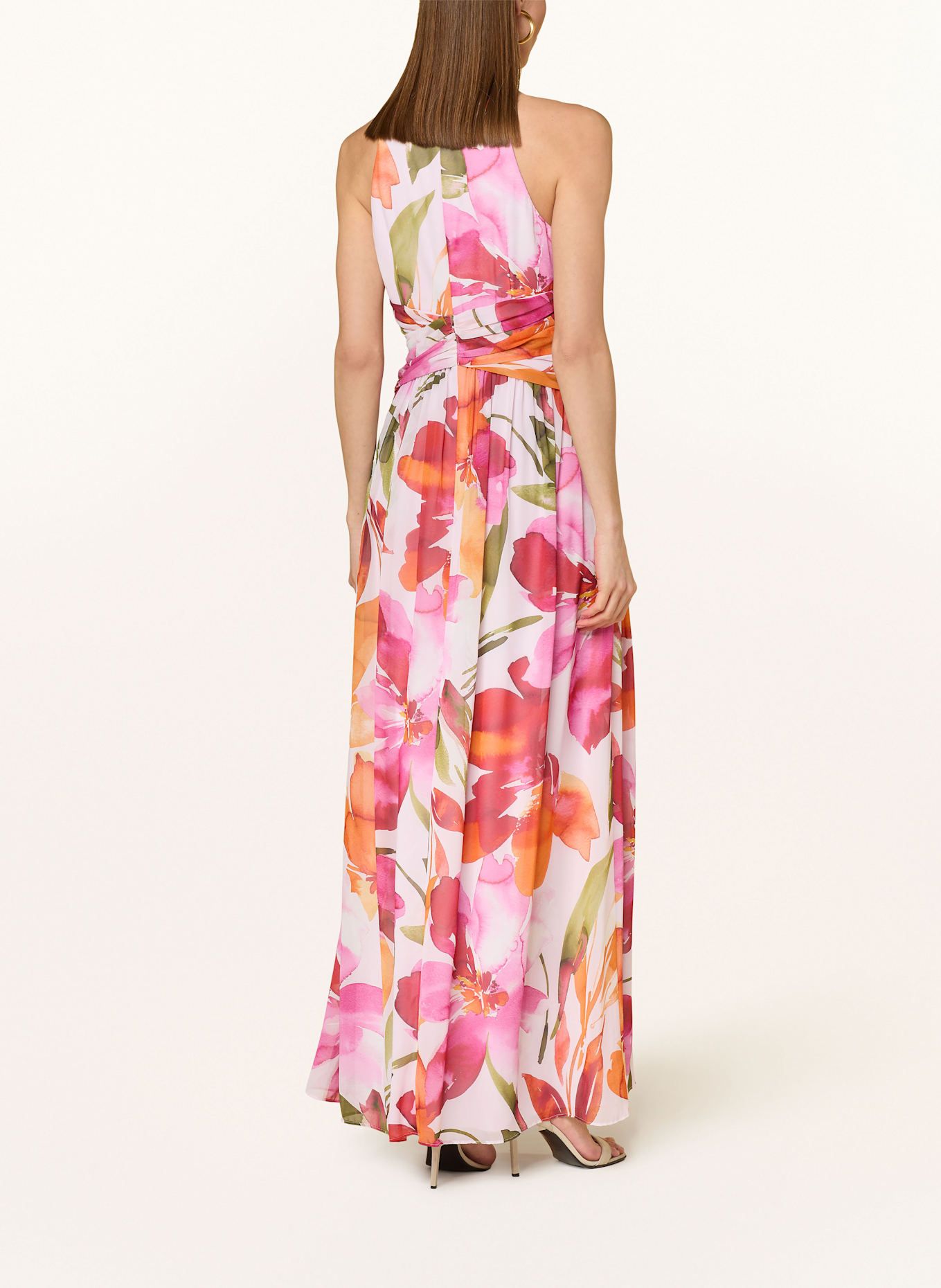 ADRIANNA PAPELL Evening dress: PINK/ RED/ GREEN