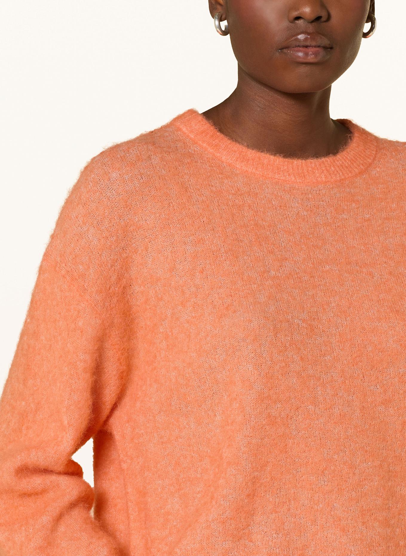 American Vintage Pullover mit Alpaka: ORANGE