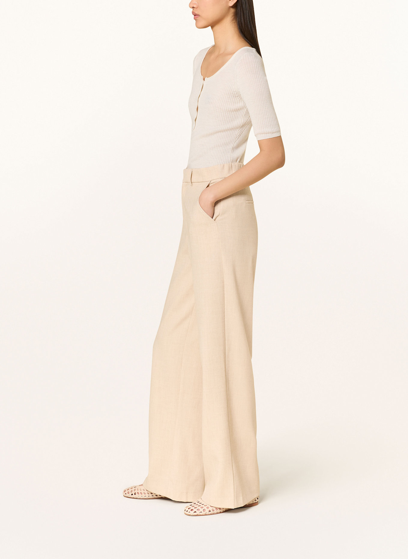 NEO NOIR Marlenehose EMMET: BEIGE