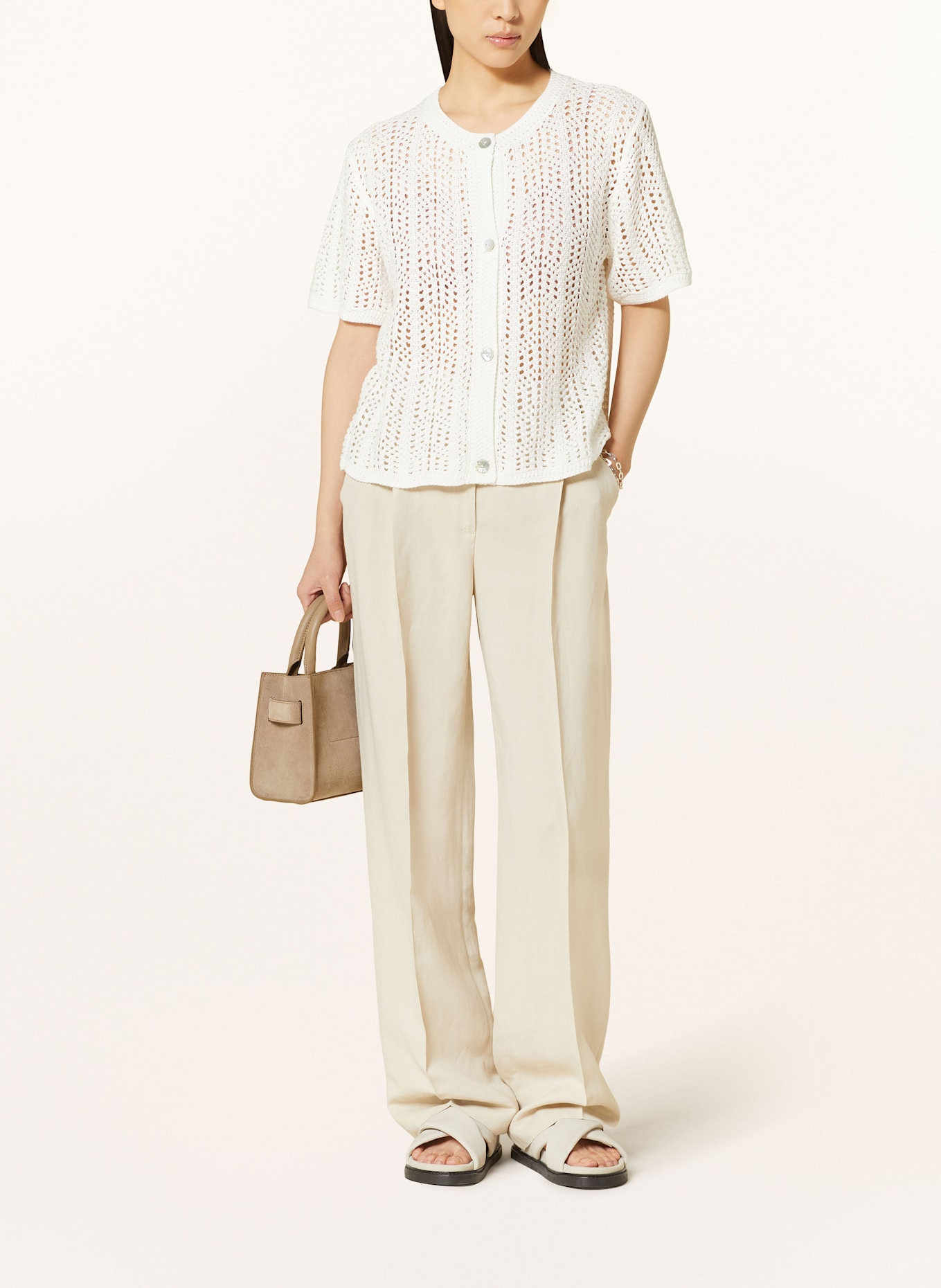 NEO NOIR Strickjacke ELLEN: WEISS