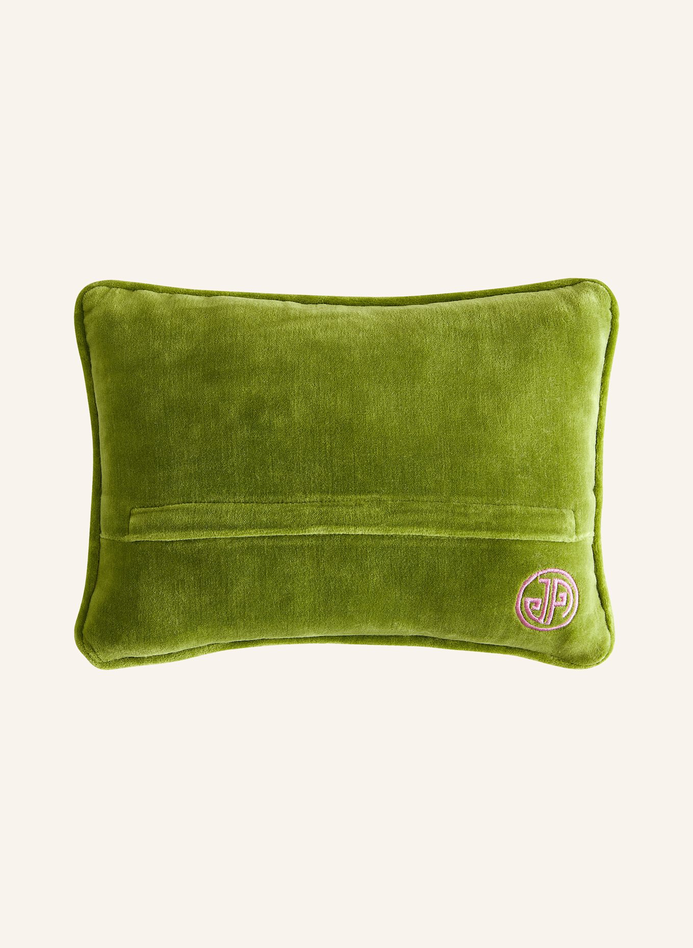 JONATHAN ADLER Dekorační polštář RIGHT ON: ZELENÁ / RŮŽOVÁ