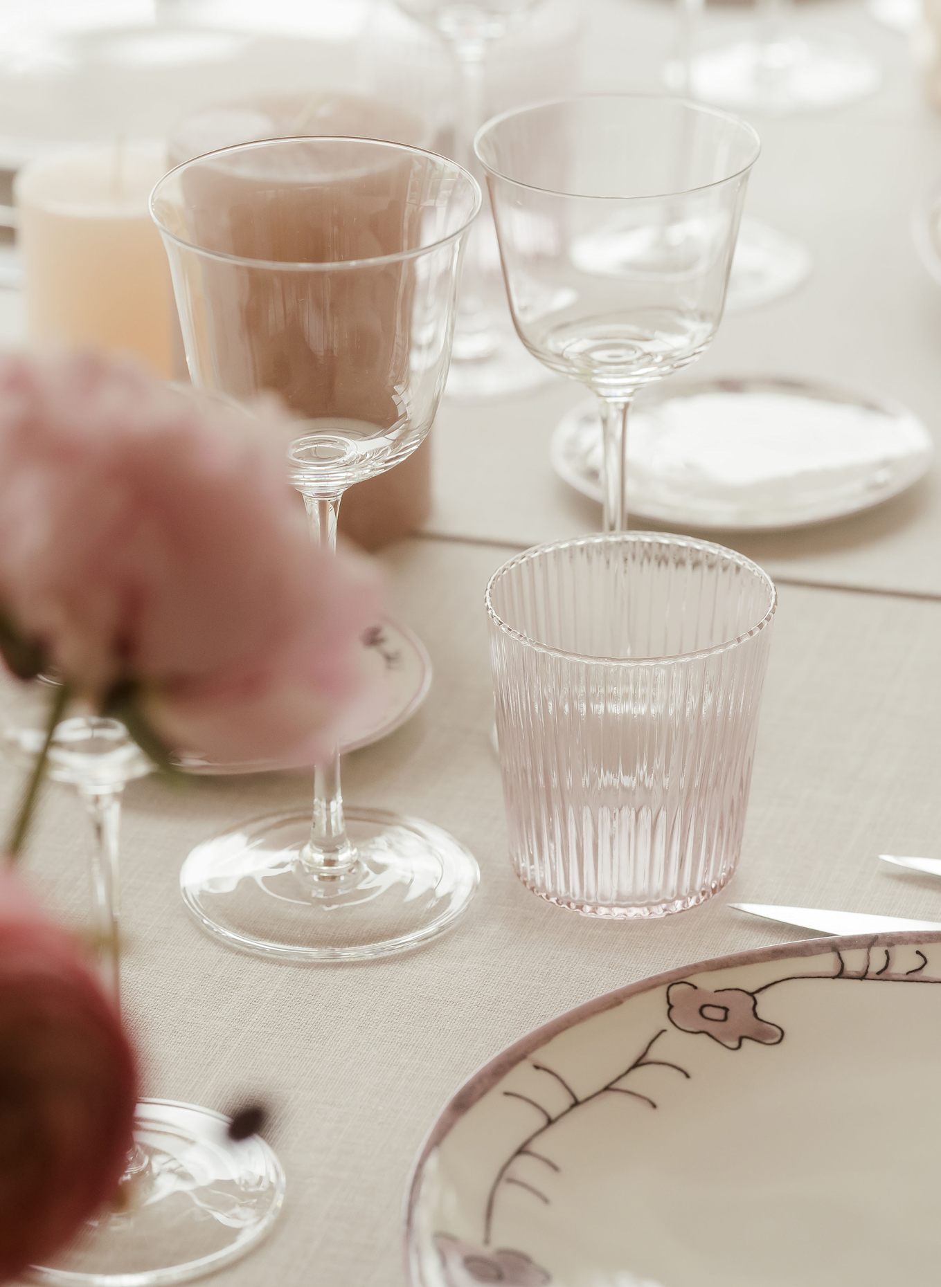 PAVEAU 2er-Set Trinkgläser: ROSÉ