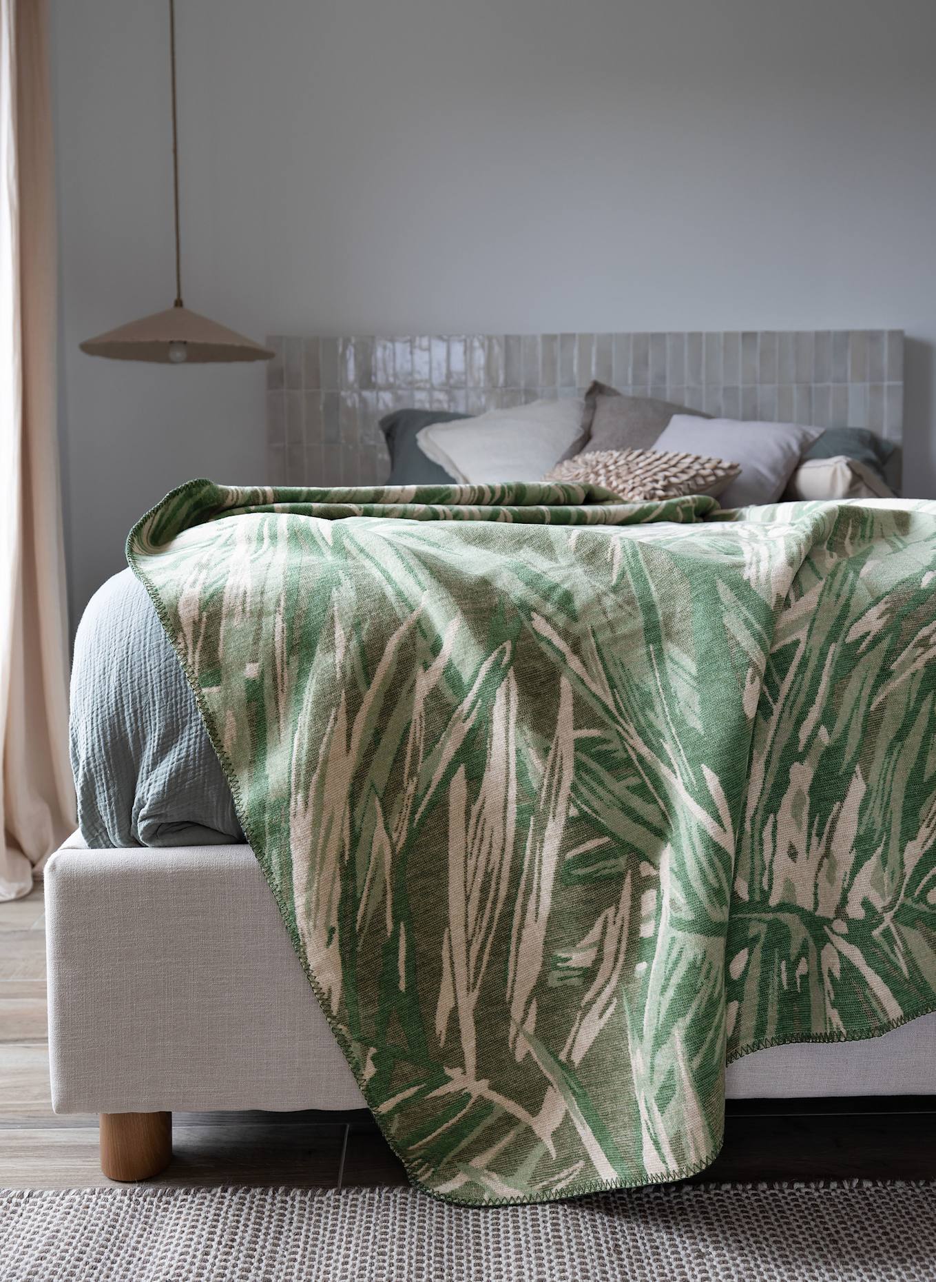 PAD Plaid FROND: GRÜN / BEIGE